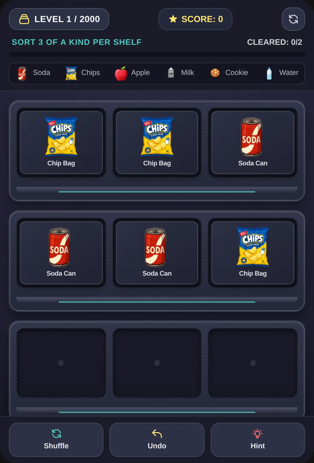 Goods Sort 3D - 2000+ Levels Supermarket Puzzle cover