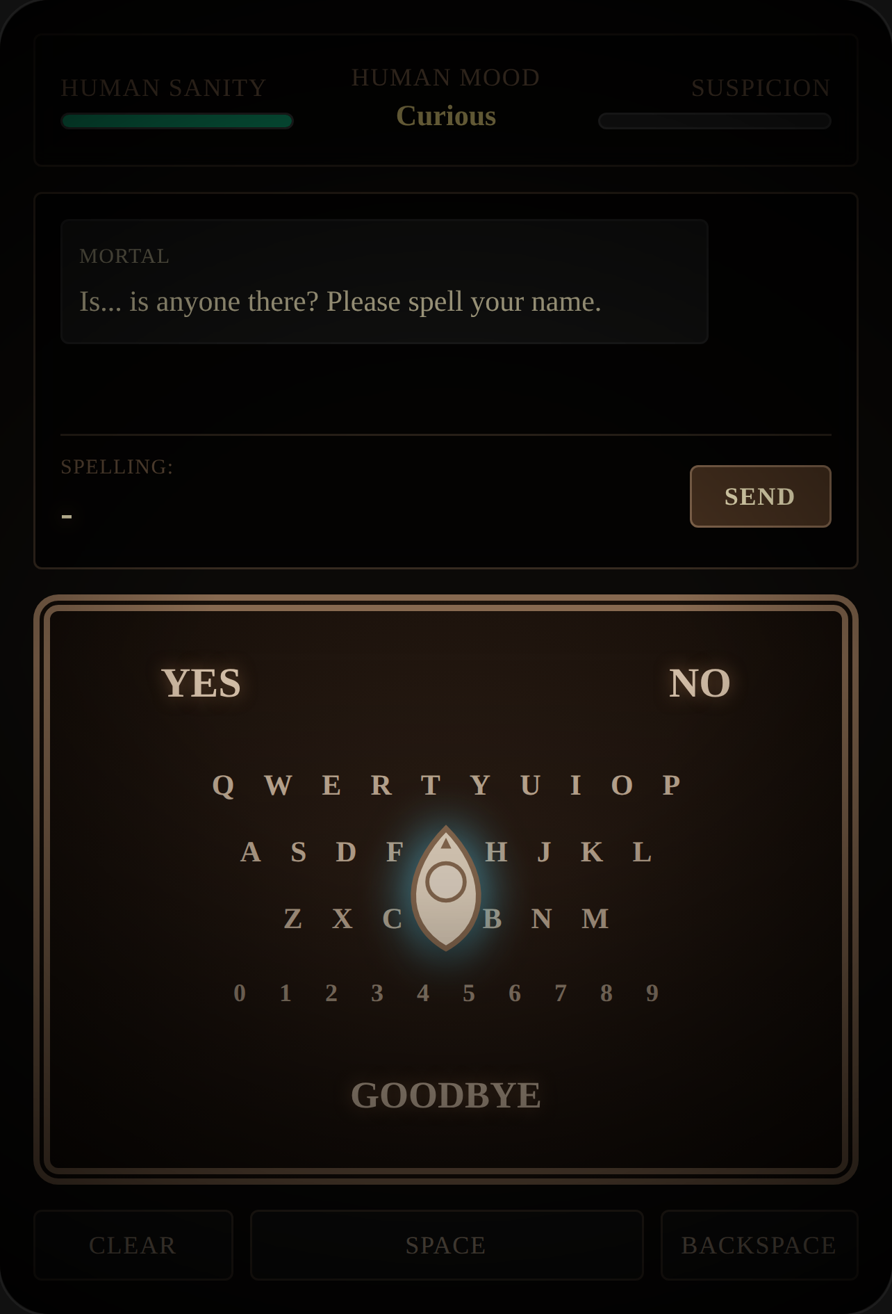 Spirit Board: You Are The Spirit