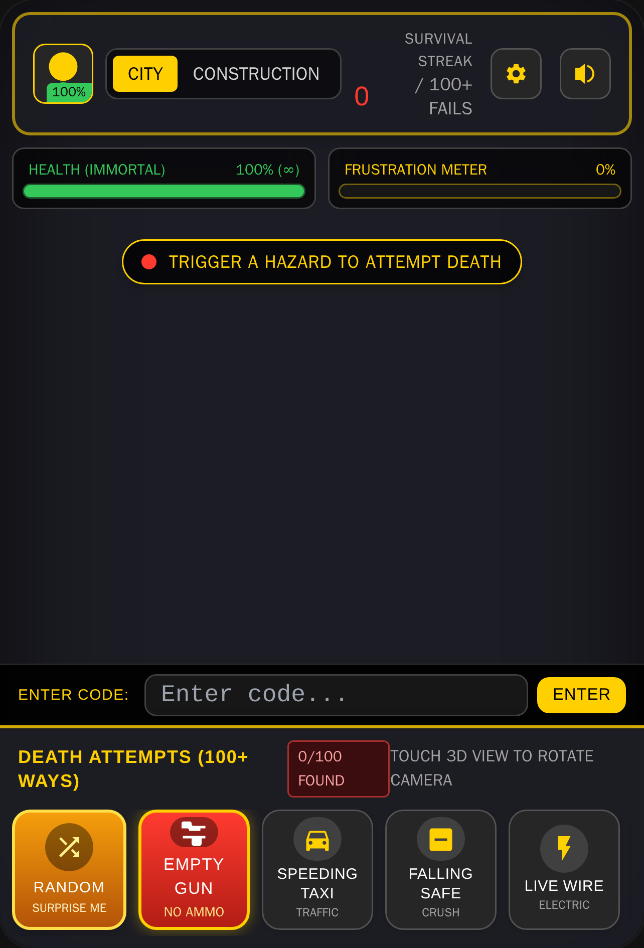 Try to Die Simulator (spoiler:you cant) cover