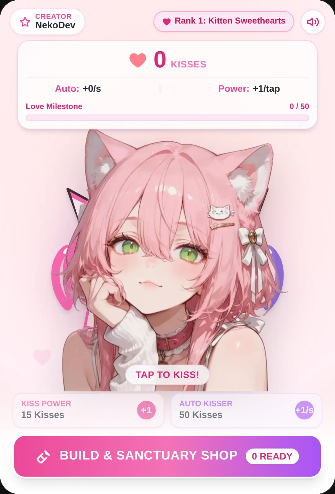Anime Cat Girl Kissing Simulator cover