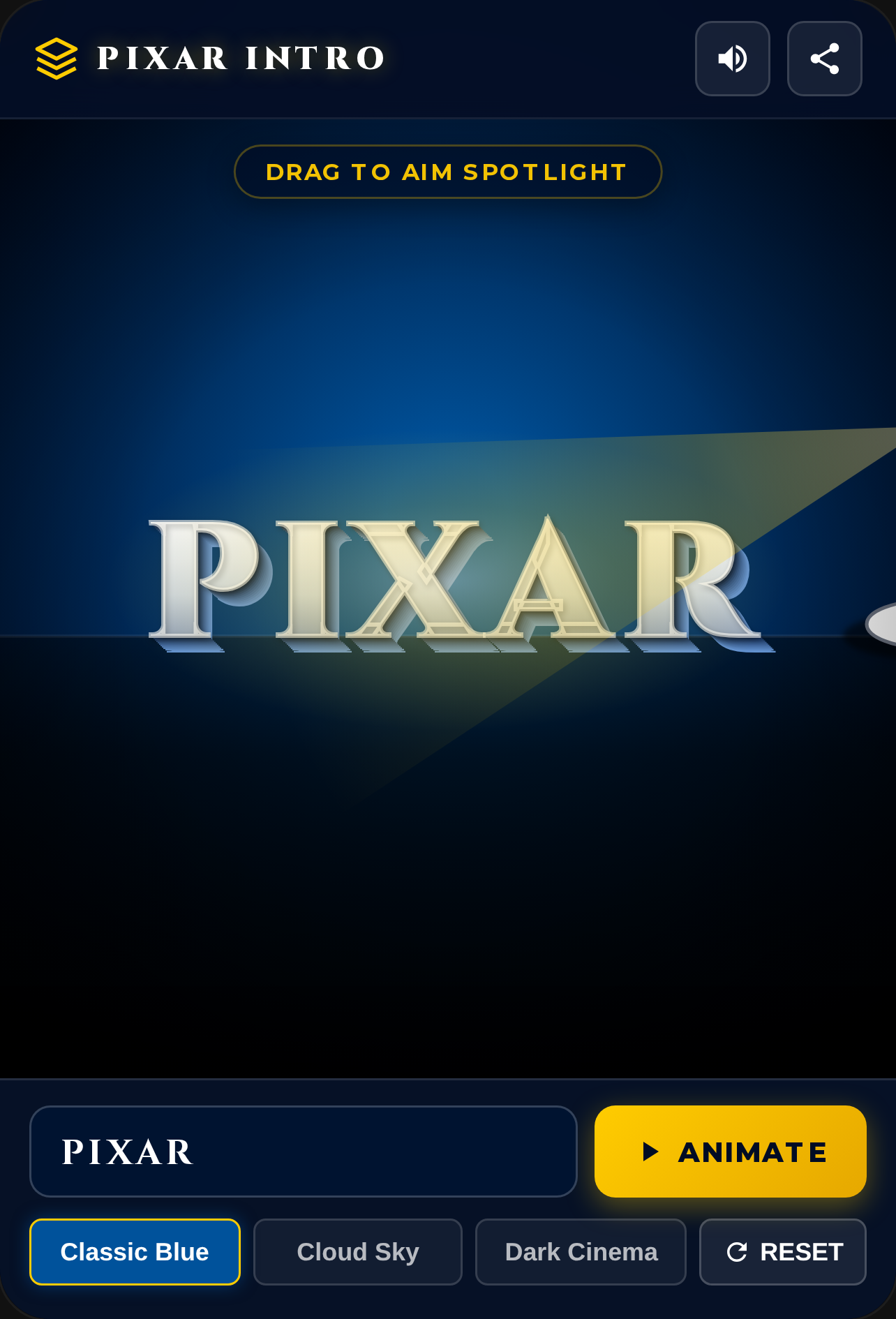 Pixar Studio Logo Generator cover