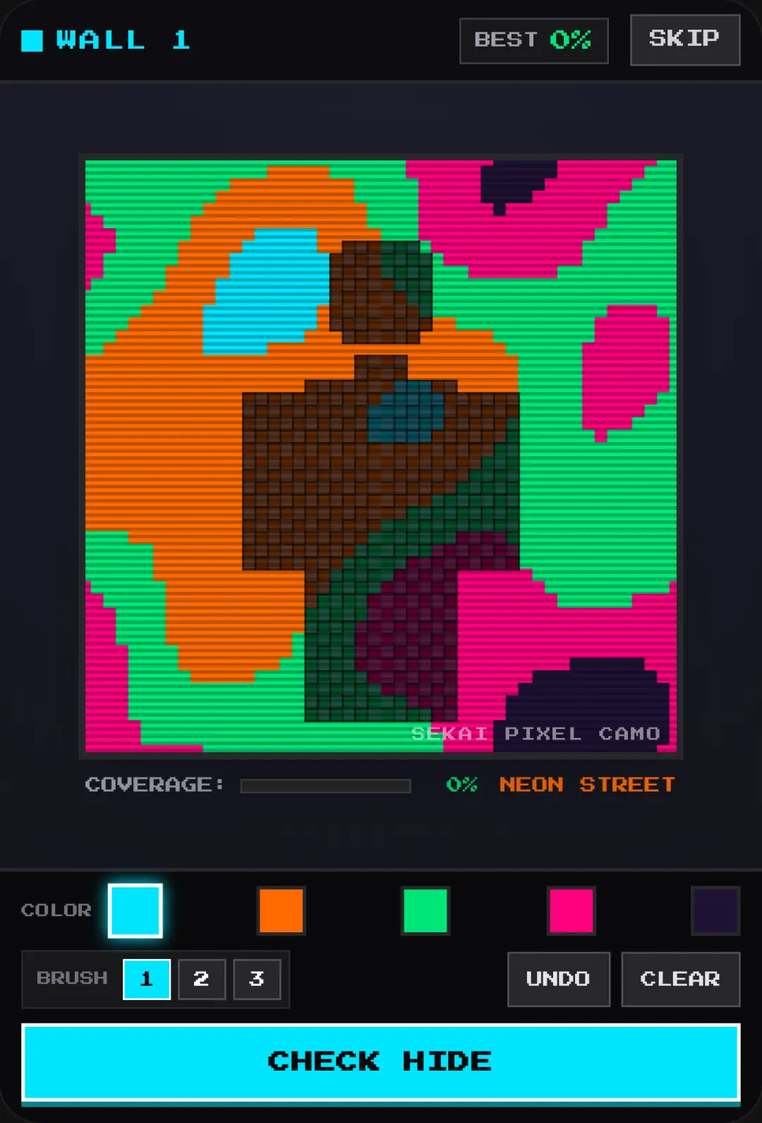 Pixel Camo - Street Art Blend cover