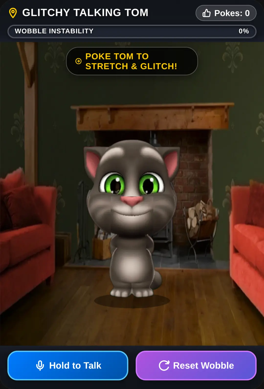 Glitchy Talking Tom (wth) cover