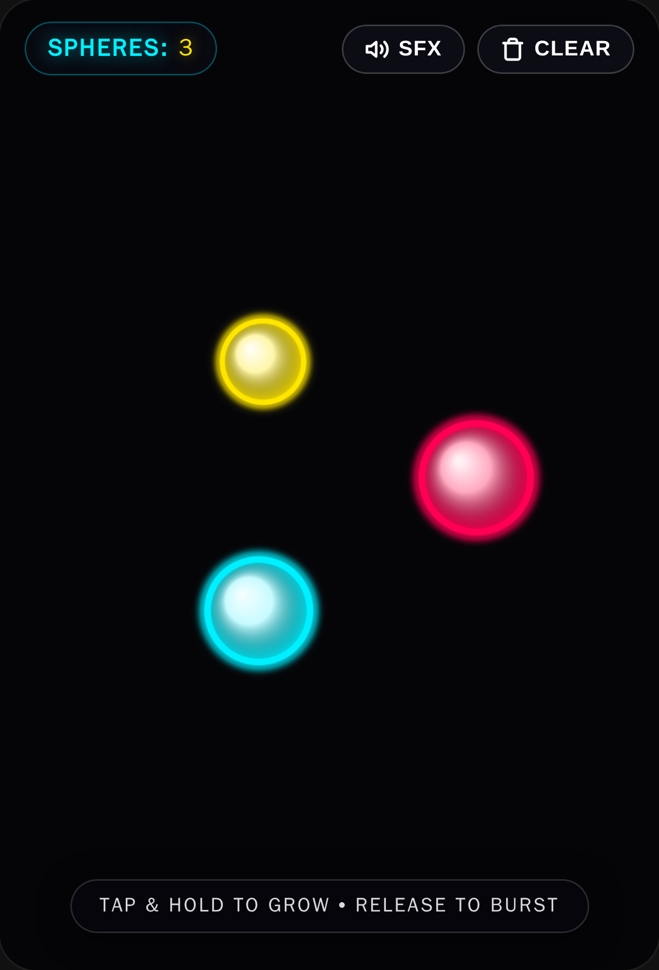 Neon Kinetic Spheres cover