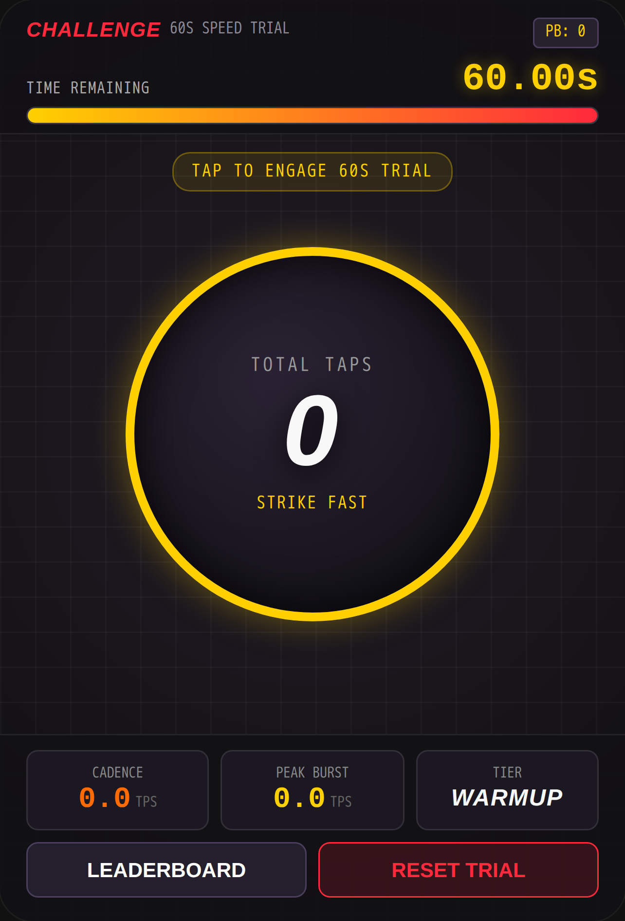 60s Speedrun Tap Challenge cover