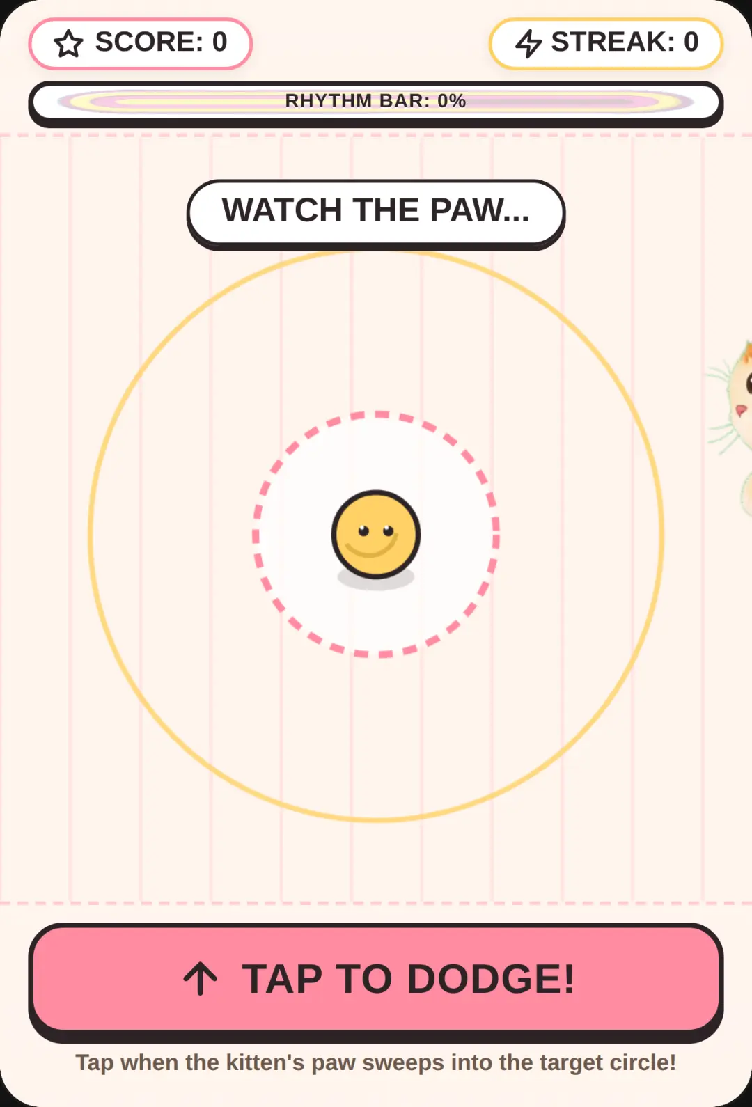 Kitten Paw Rhythm Dodge cover
