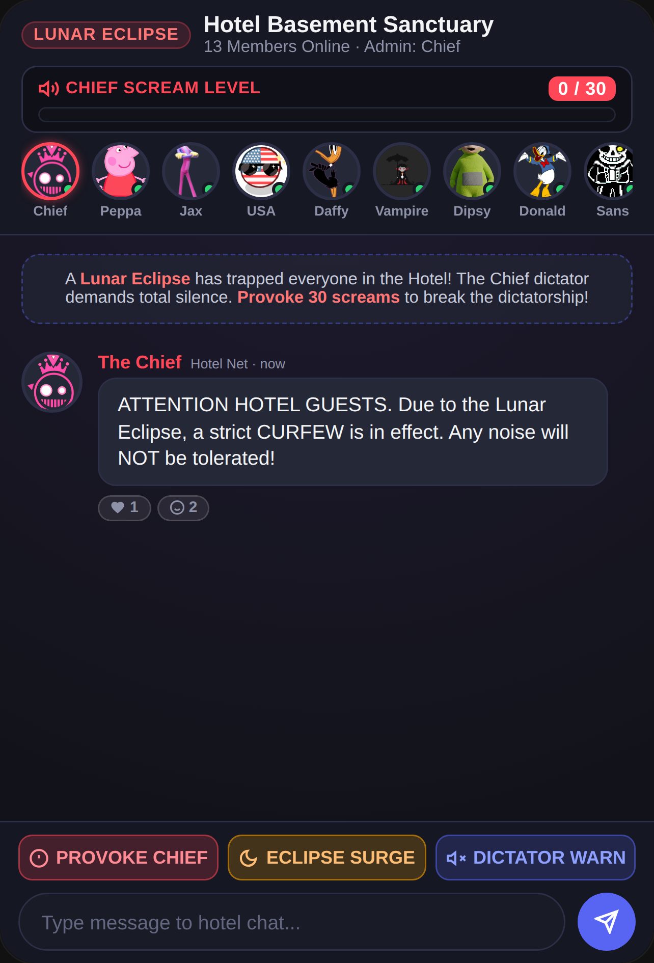 Hotel Eclipse Group Chat cover