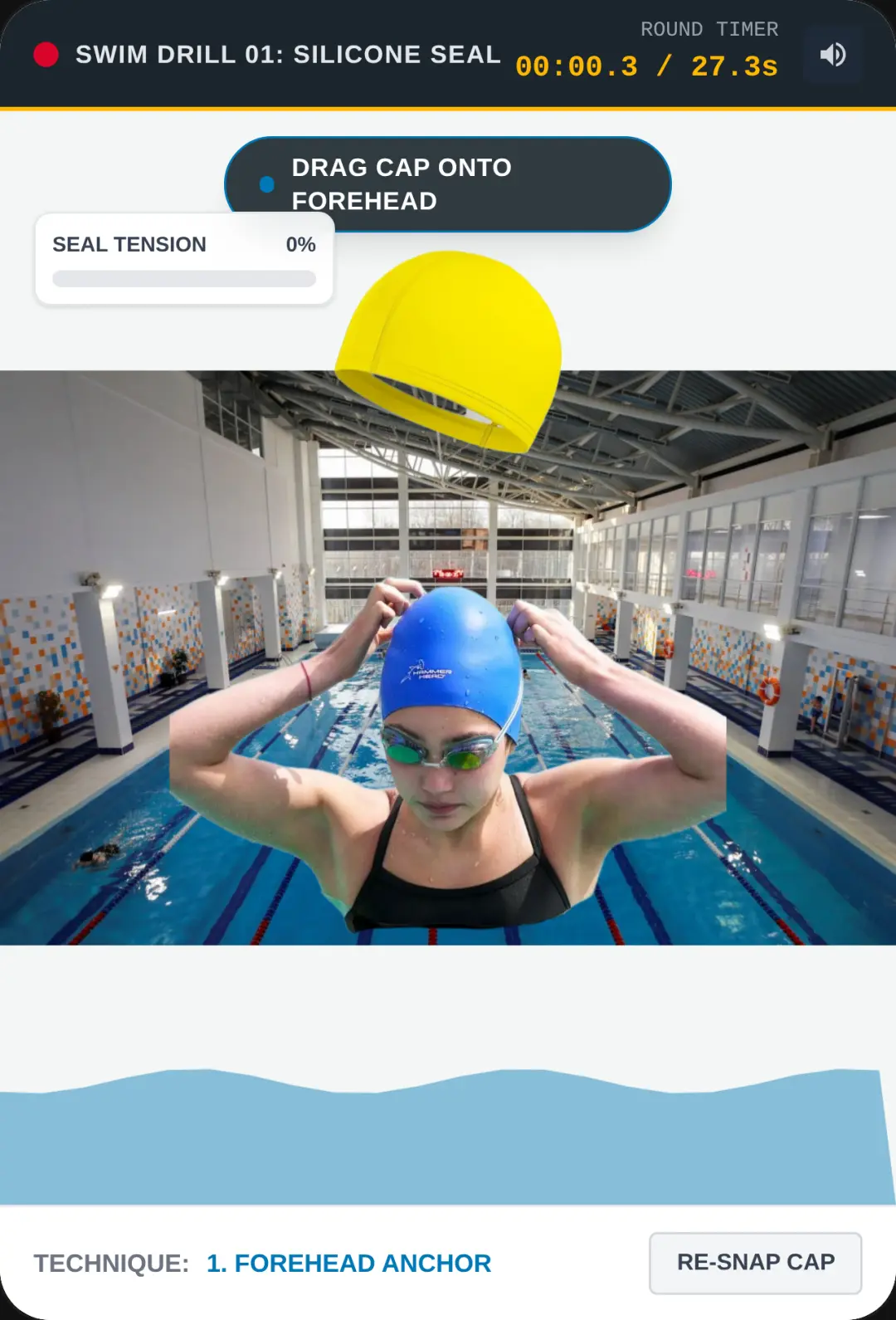 Swim Cap Tornado Drill cover