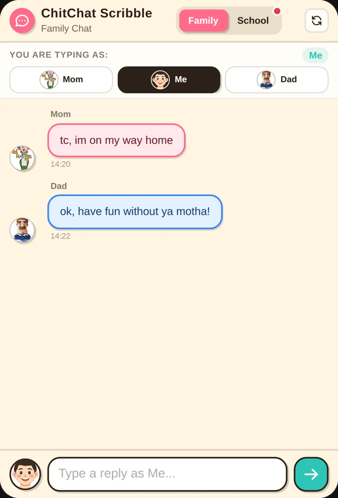 Random chatting game cover