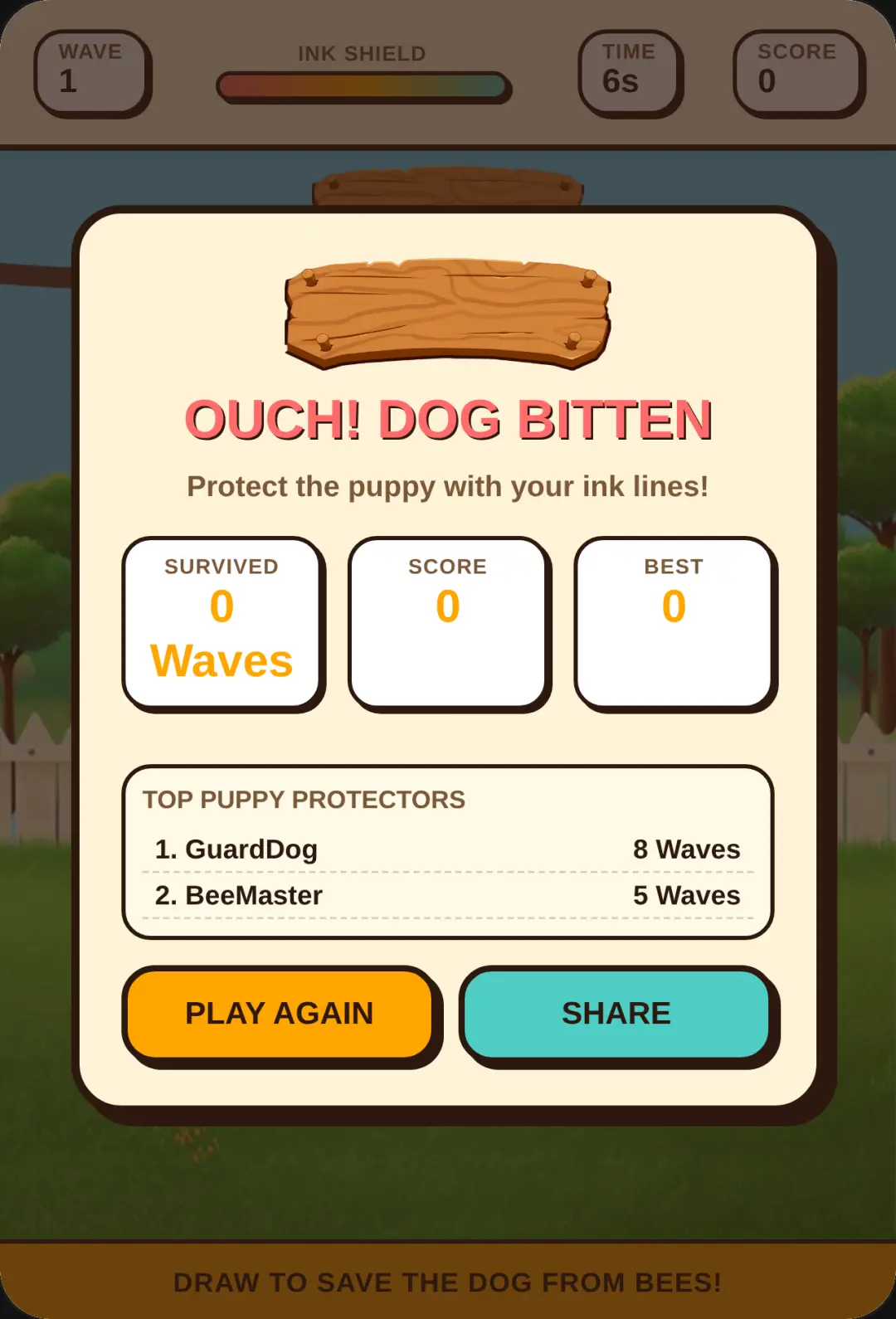 Bee Safe - Save The Puppy cover
