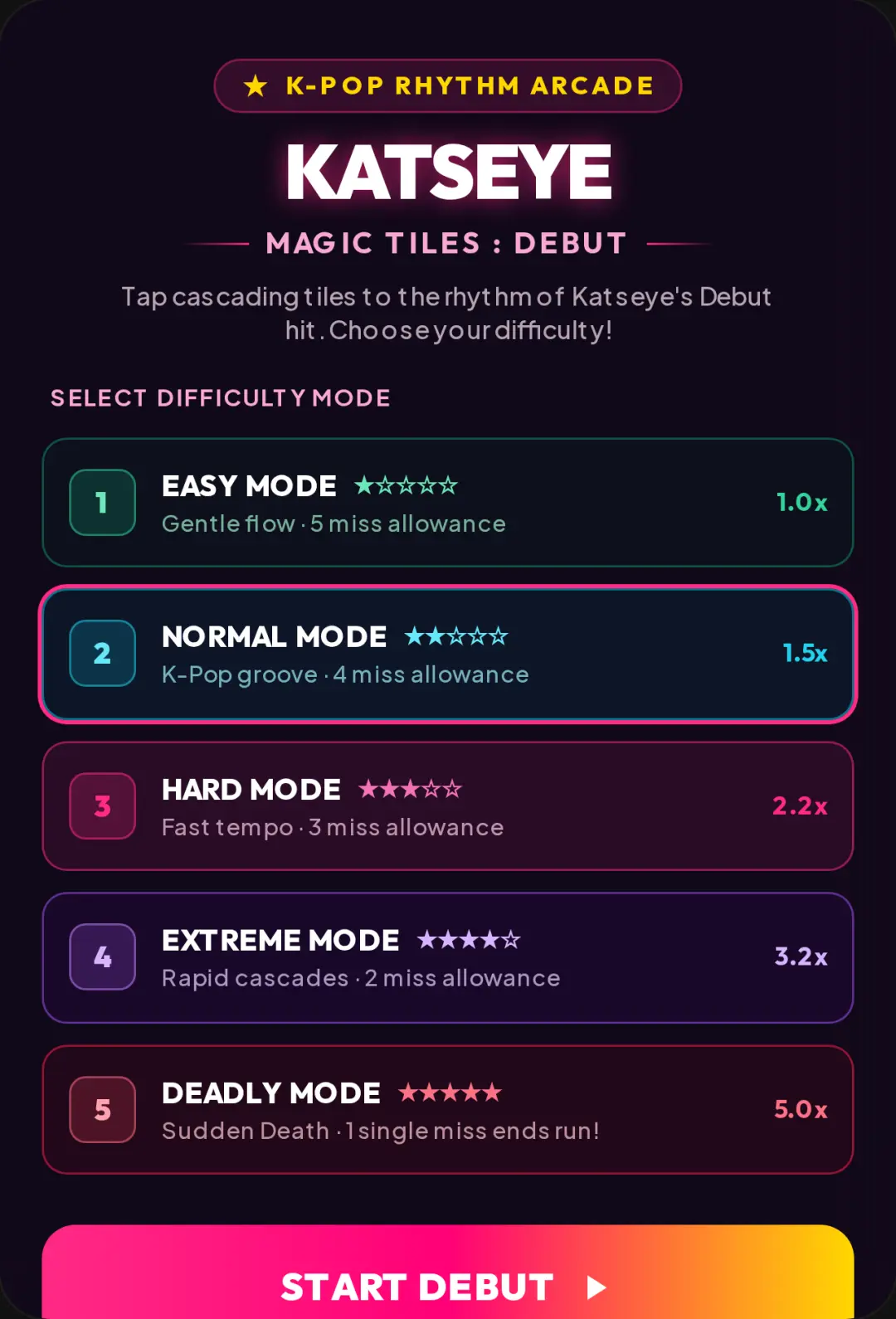 Katseye Magic Tiles: Debut cover