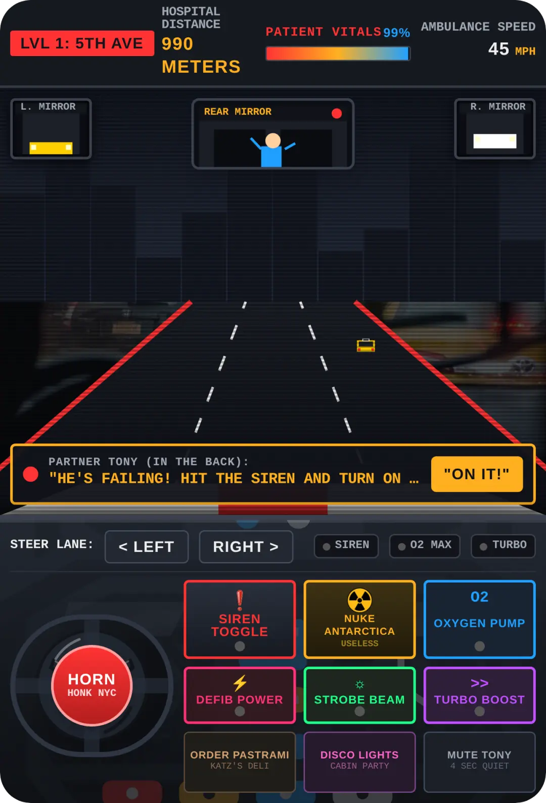 NYC AMBULANCE RUSH: ROAD RAGE & CHAOS cover