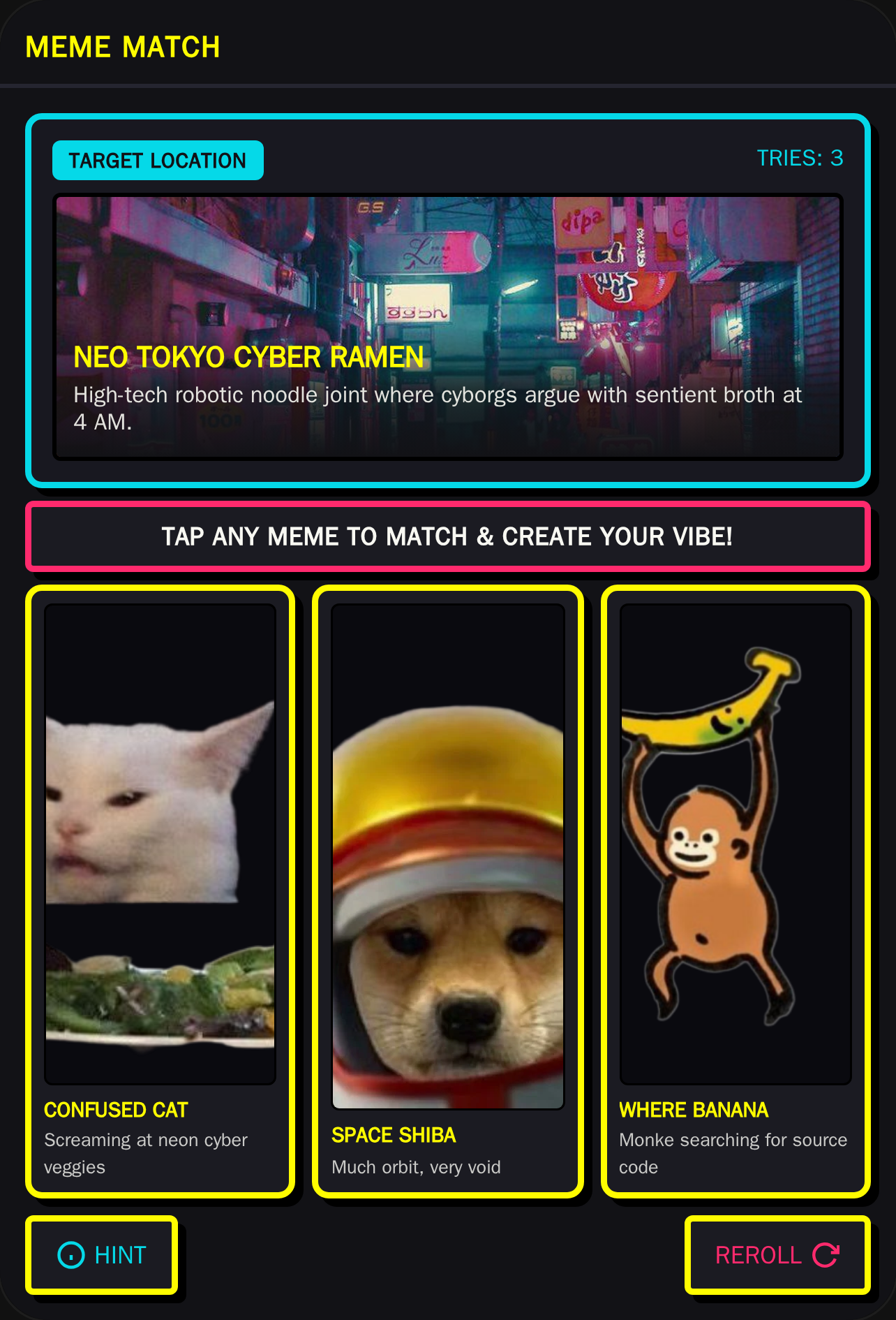 Meme Conquest: Location Match cover