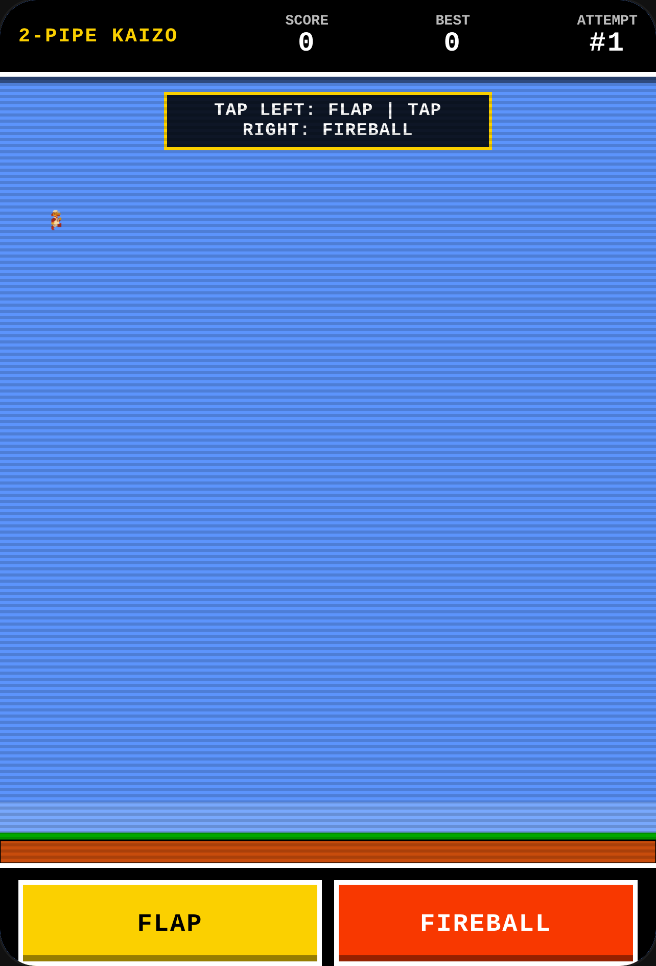 Kaizo Fire Plumber: Impossible 2-Pipe Gauntlet cover