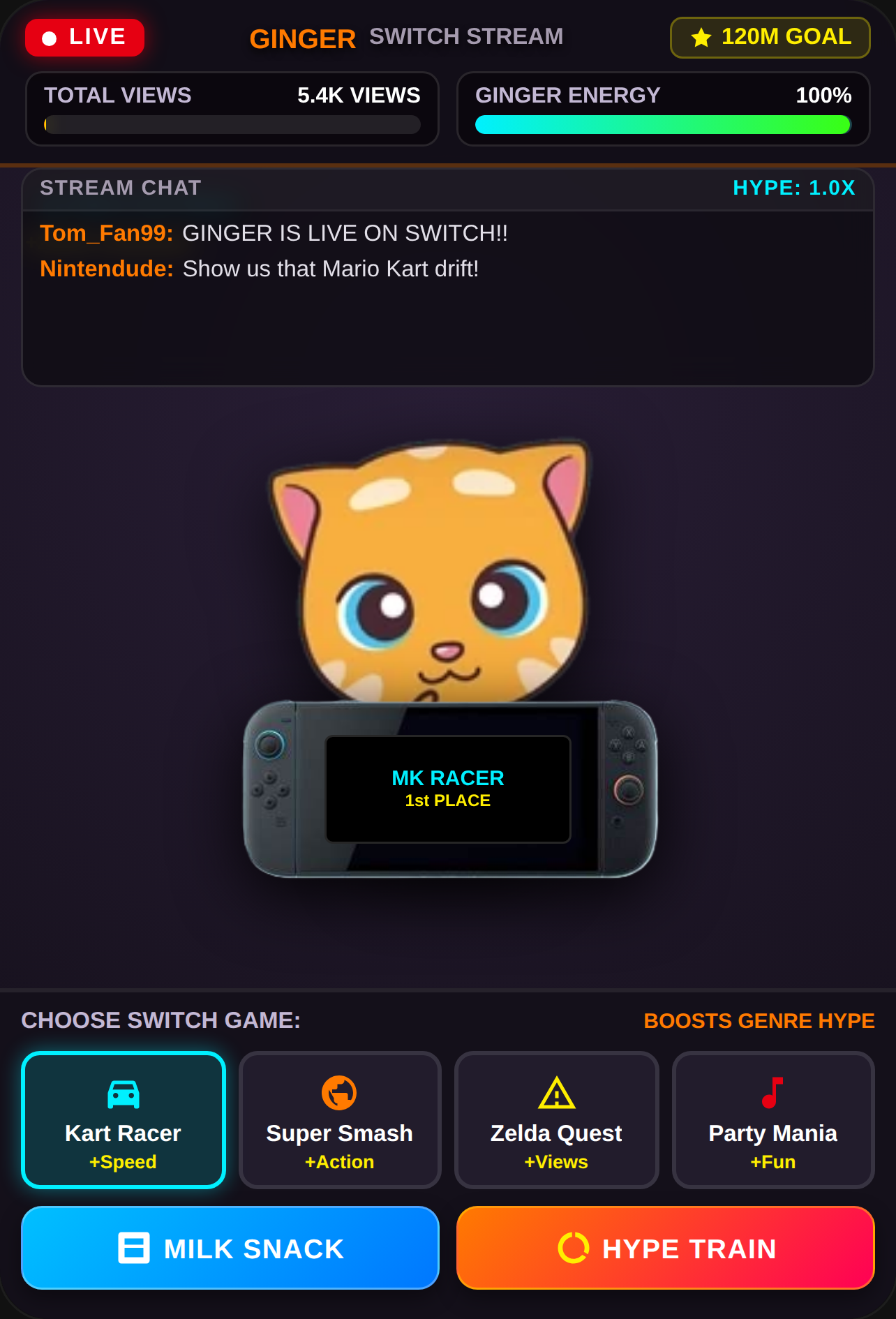Ginger Switch Livestream cover