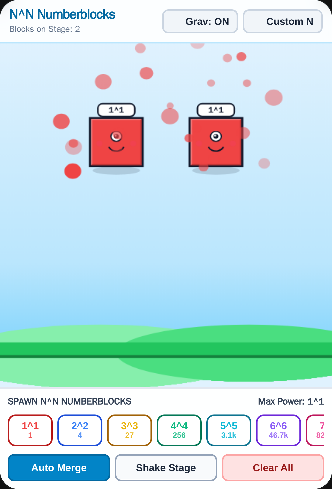 N^N Numberblocks Sandbox cover