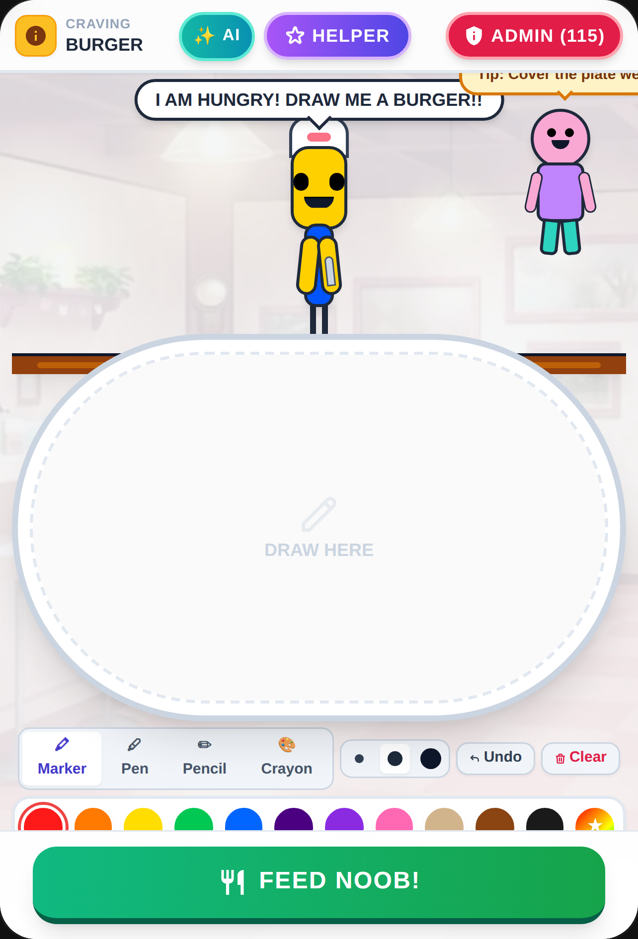 Feed the Noob: Rainbow Diner cover