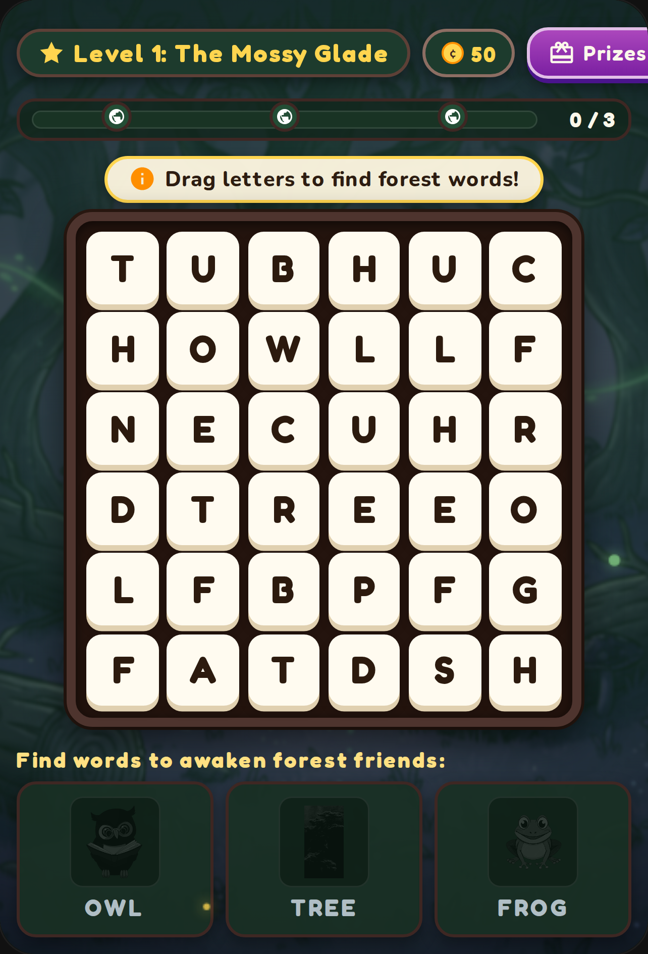 Magic Forest Word Search cover
