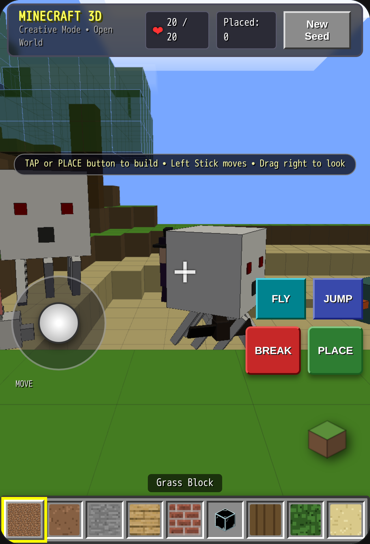 Minecraft Creative 3D cover