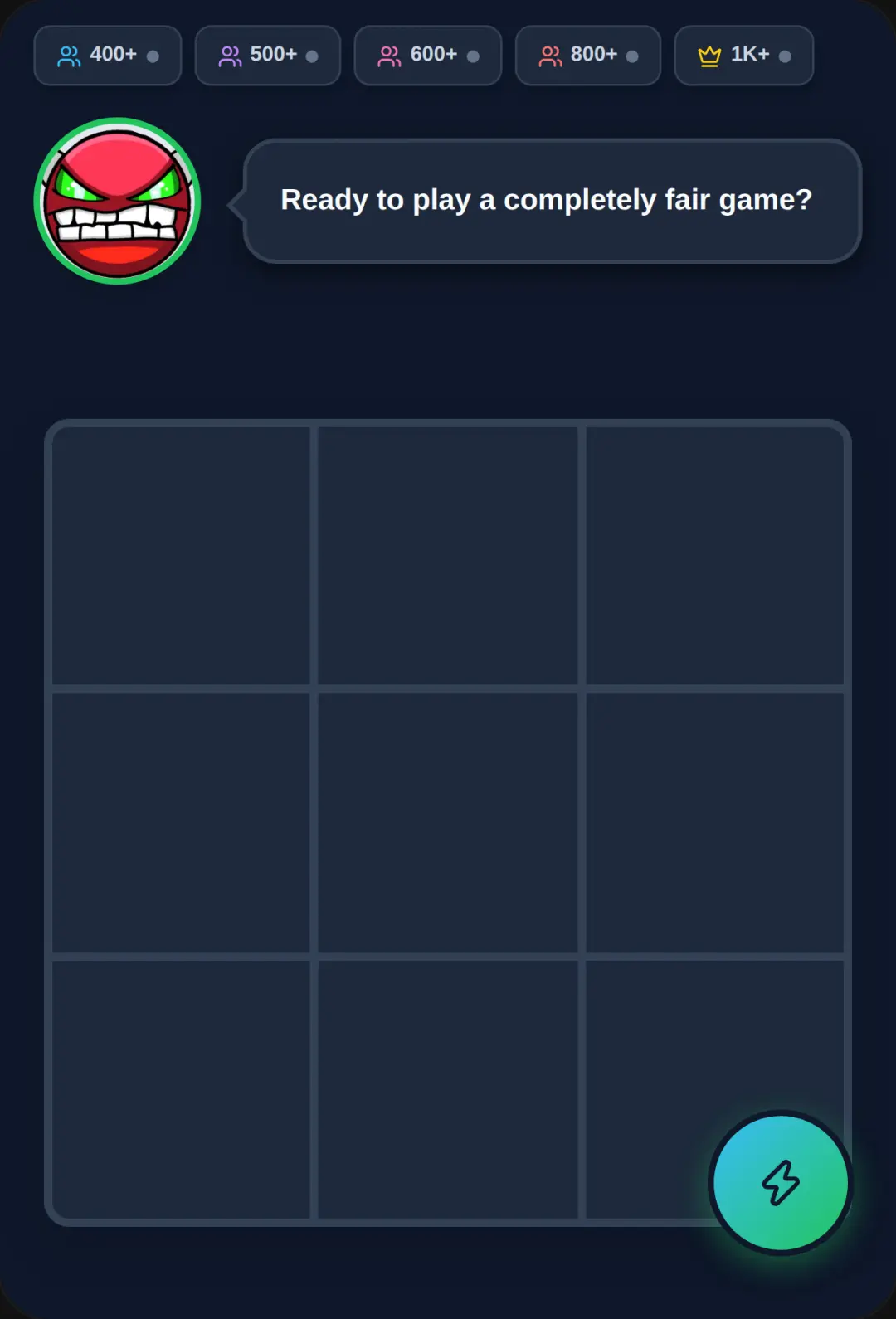 Rigged Tic Tac Toe(1 k followers update)