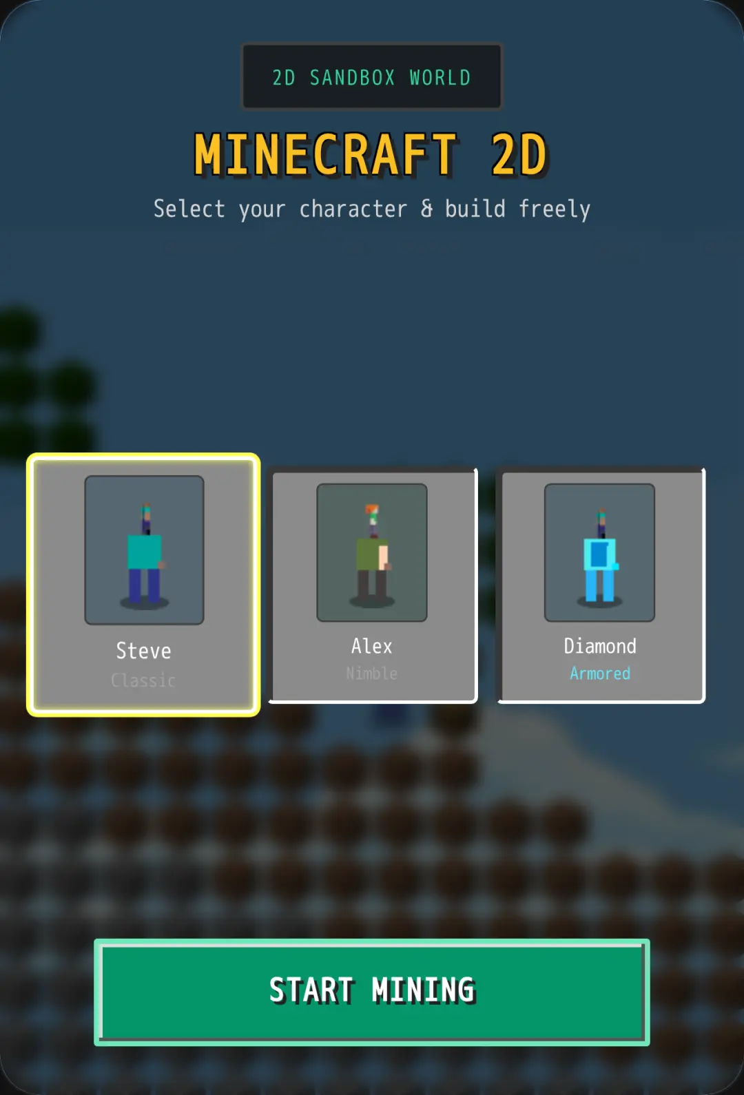 Minecraft 2D cover