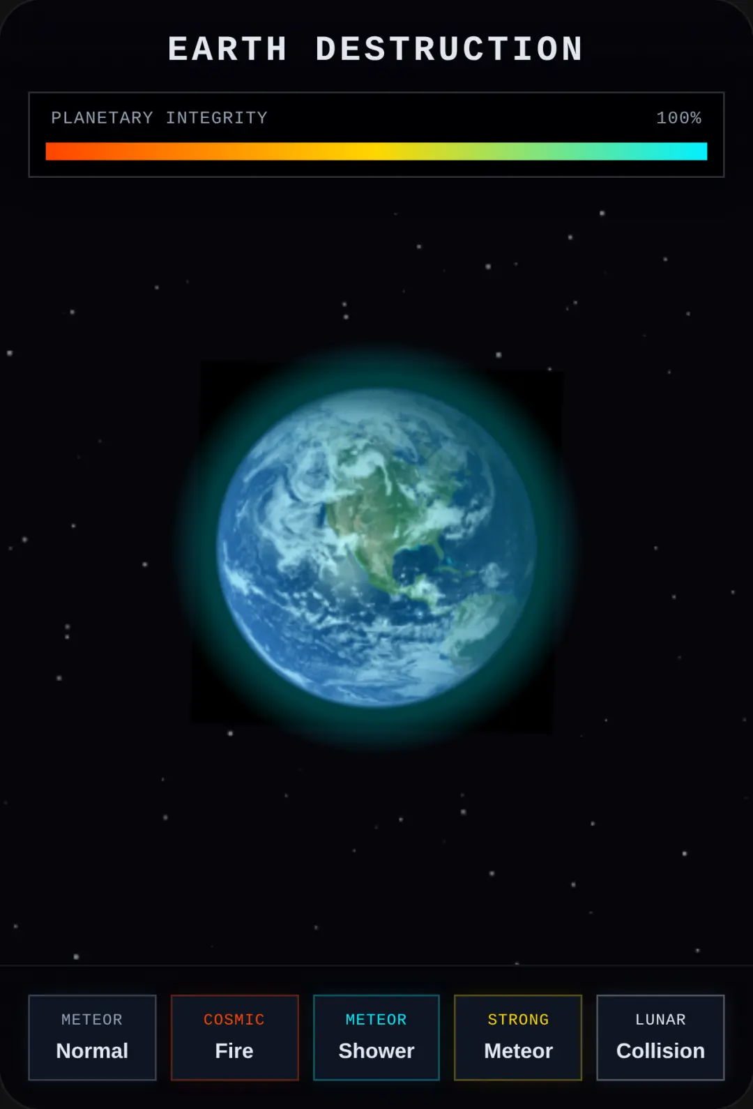 Destroy the Earth cover