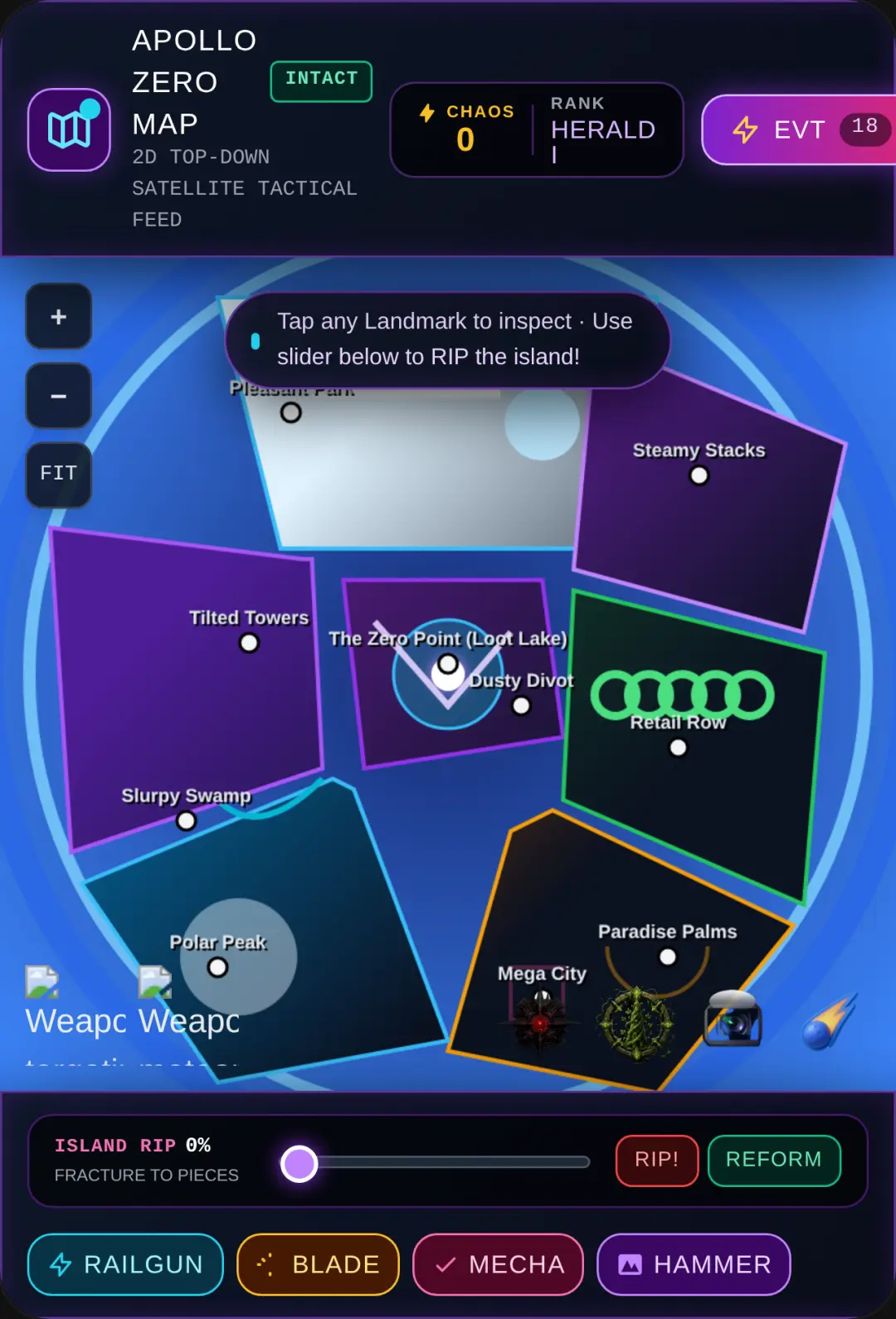 Fortnite 2D Map and Cataclysmic Event Simulator cover