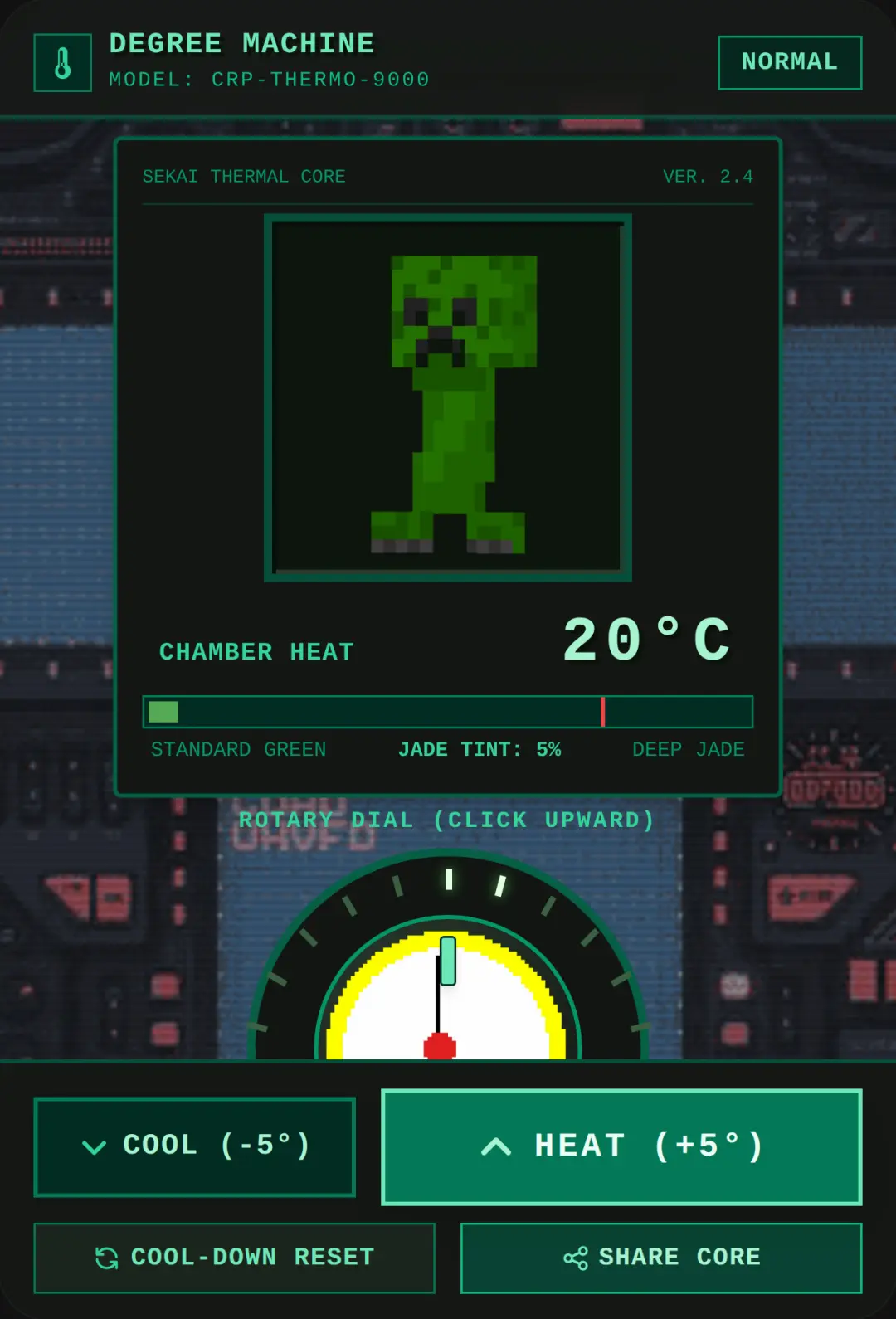 Degree Machine Creeper Thermostat cover
