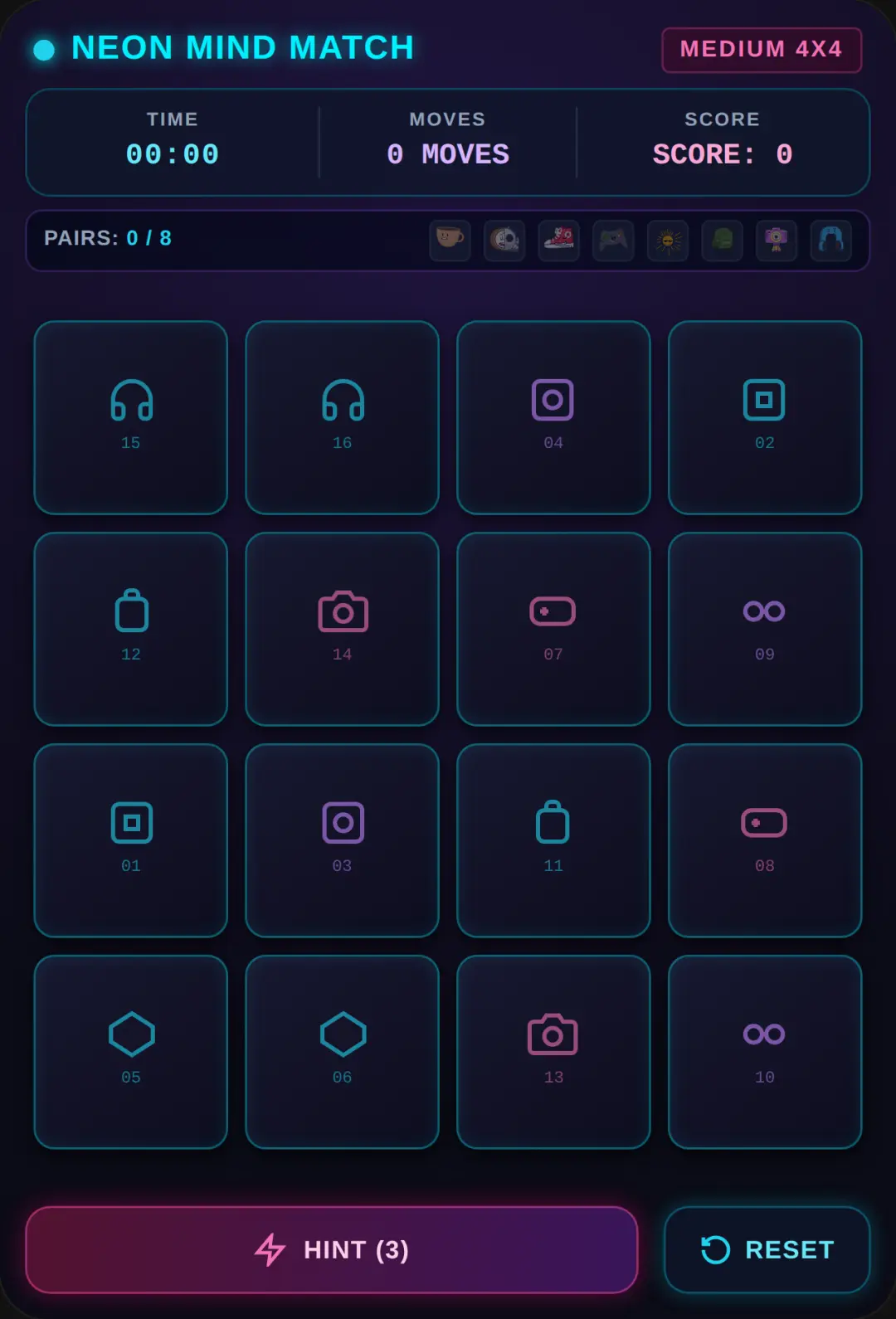 Neon Mind Match cover