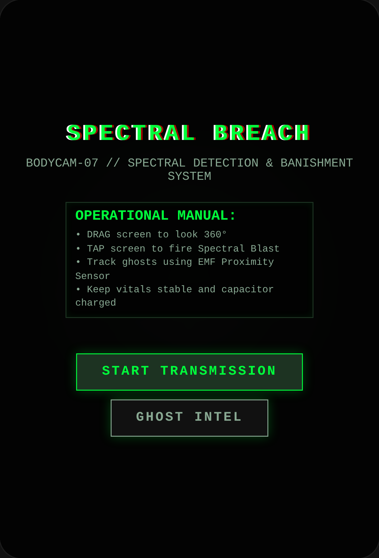 SPECTRAL BREACH // BODYCAM-07 cover