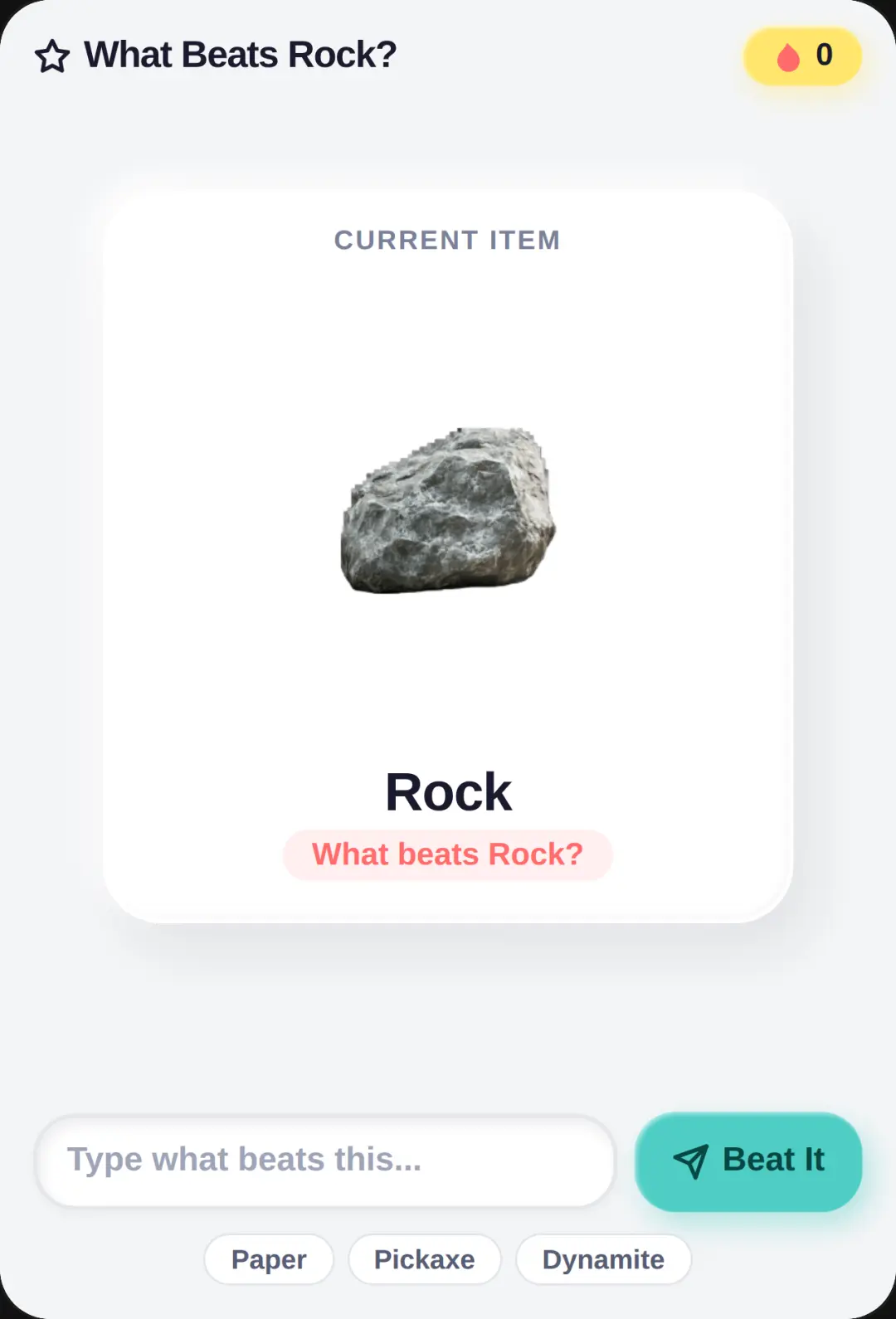 What Beats Rock? cover