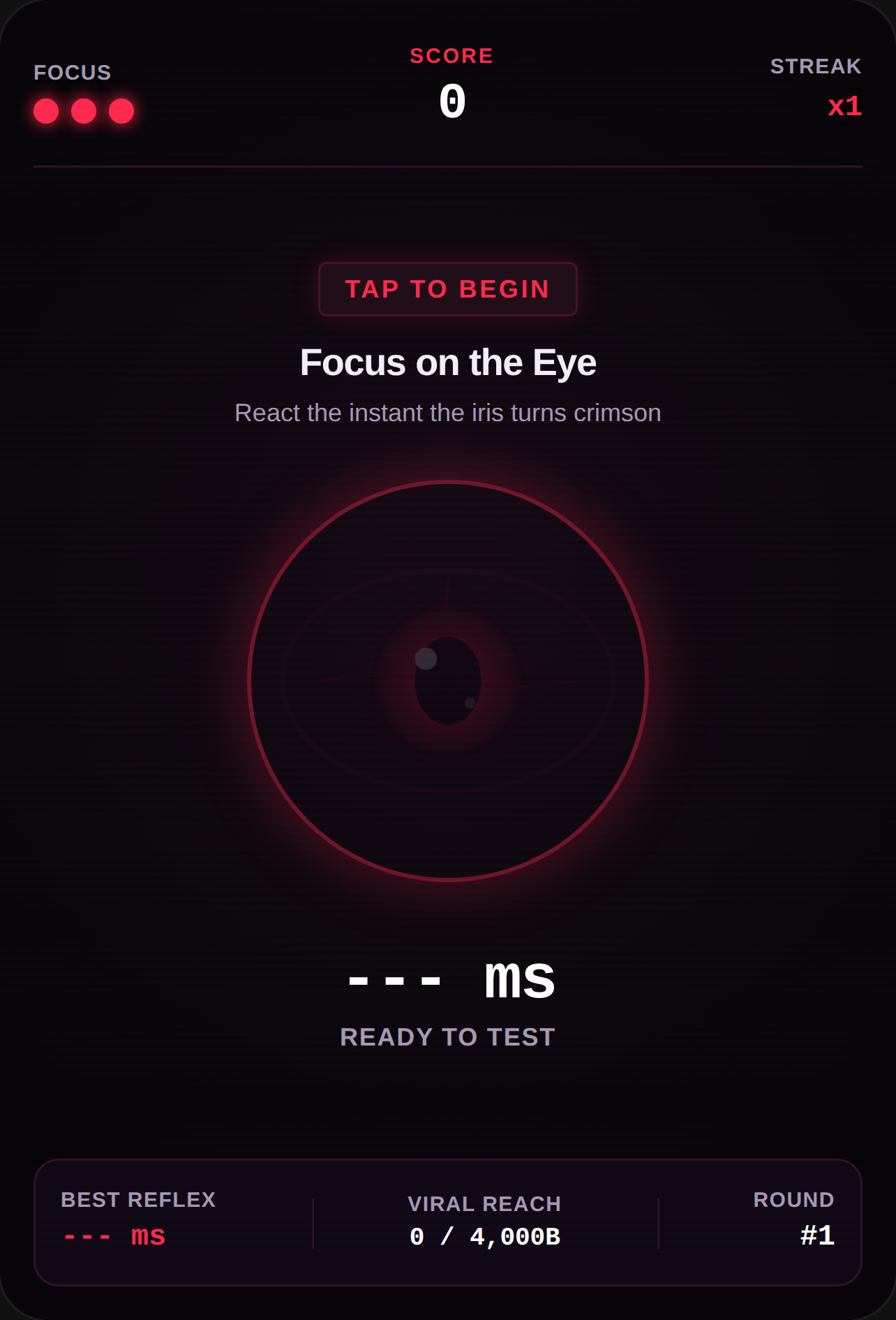 Oculus Reflex — Reaction Test cover