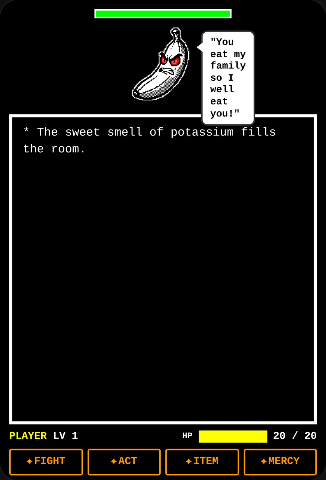 Undertale Banana Boss Fight cover
