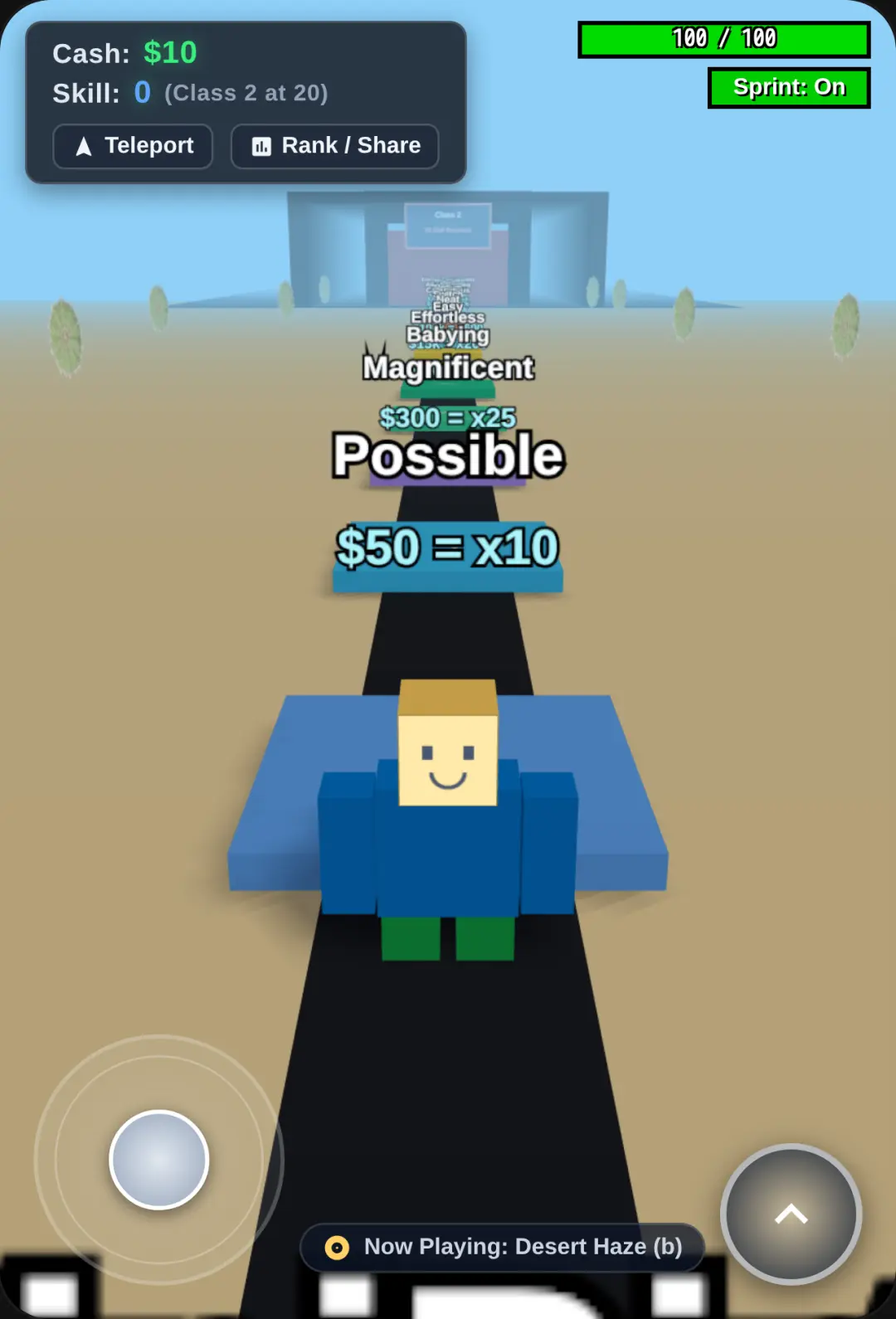 Difficulty Button Simulator