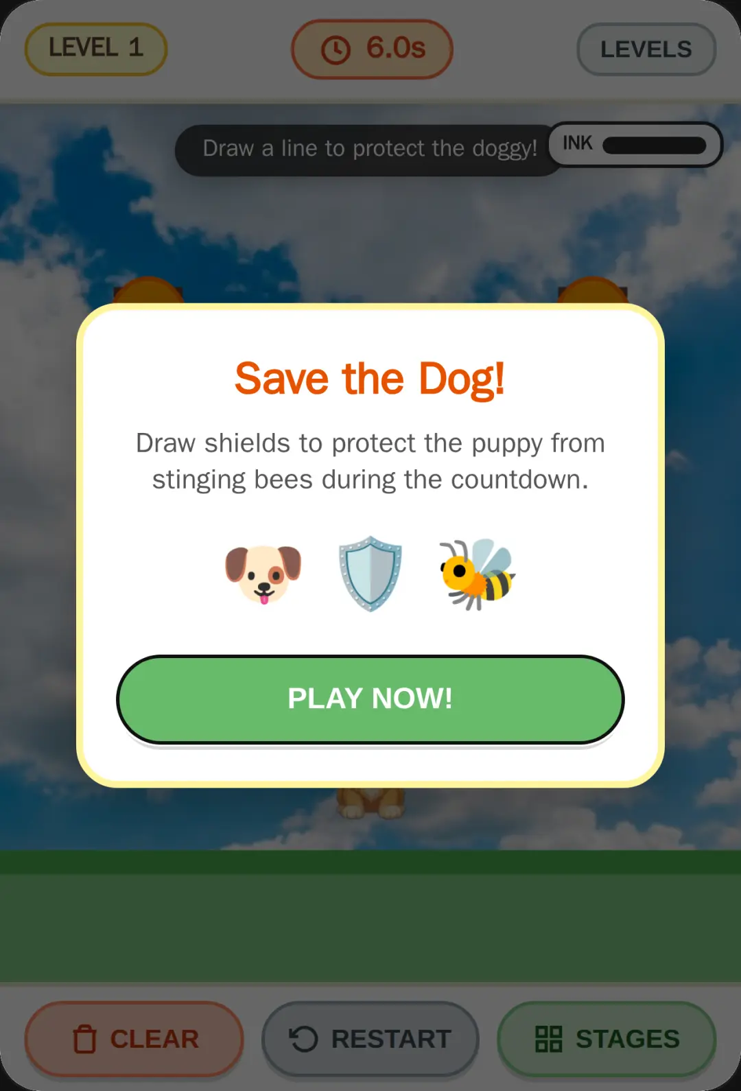 Save the Dog - Protect from Bees cover