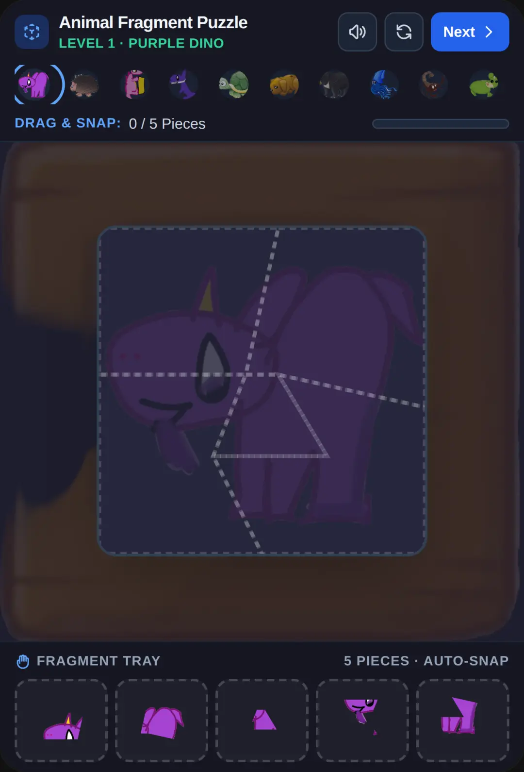 Animal Fragment Puzzle cover