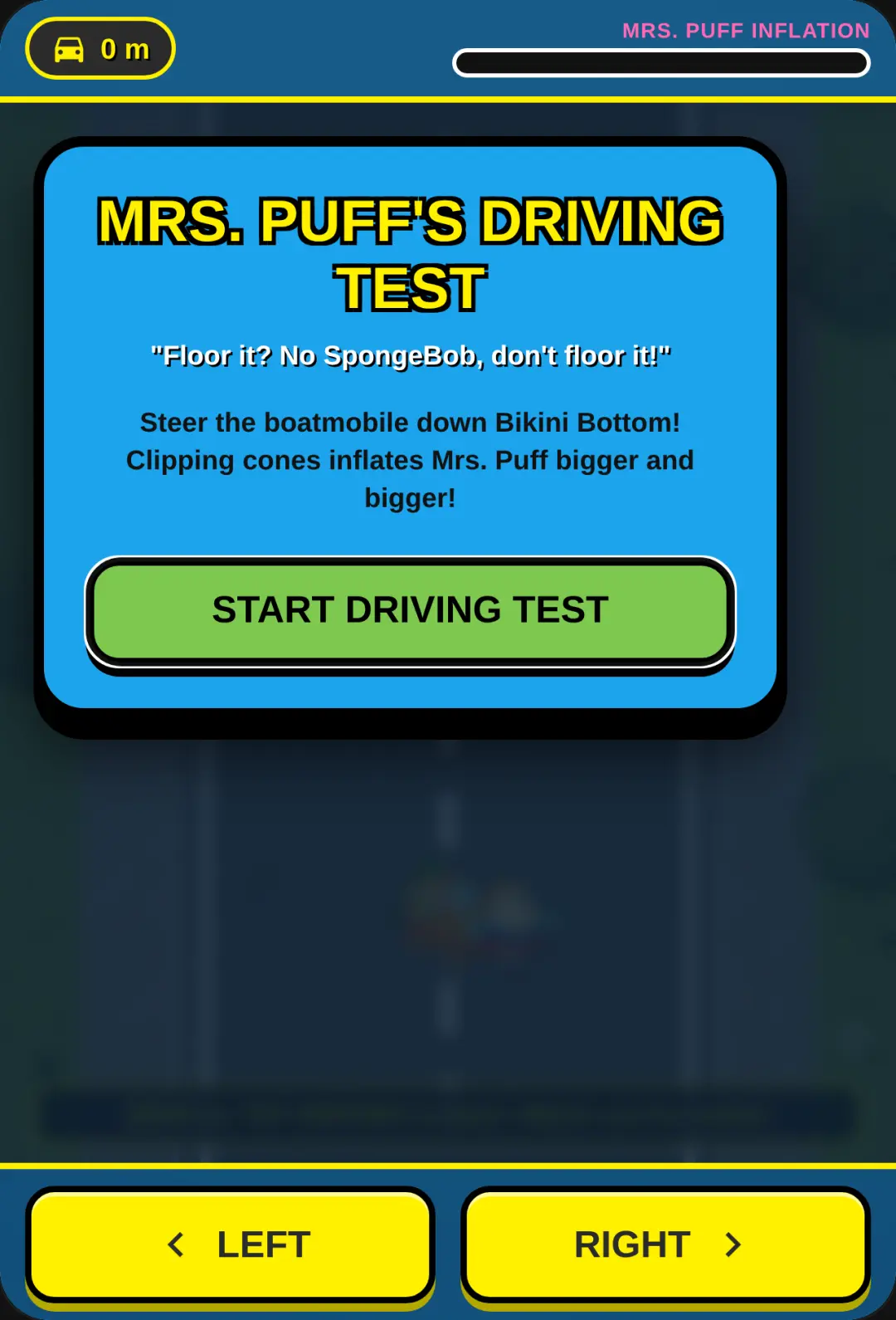 SpongeBob: Mrs. Puff's Driving Test cover