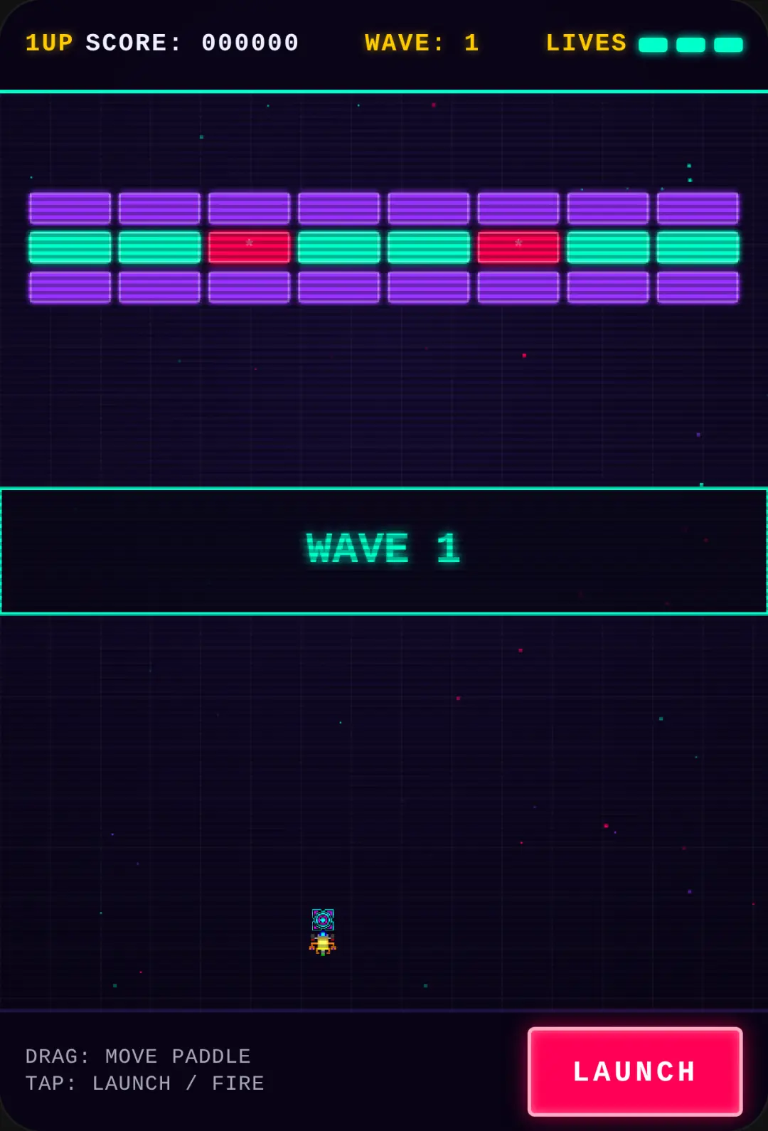 Retro Cyber Brick Breaker cover