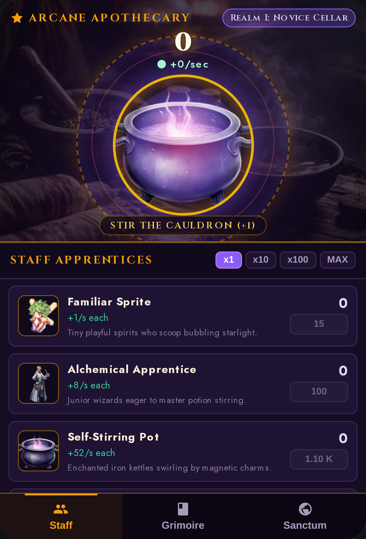 Arcane Apothecary - Alchemical Clicker cover