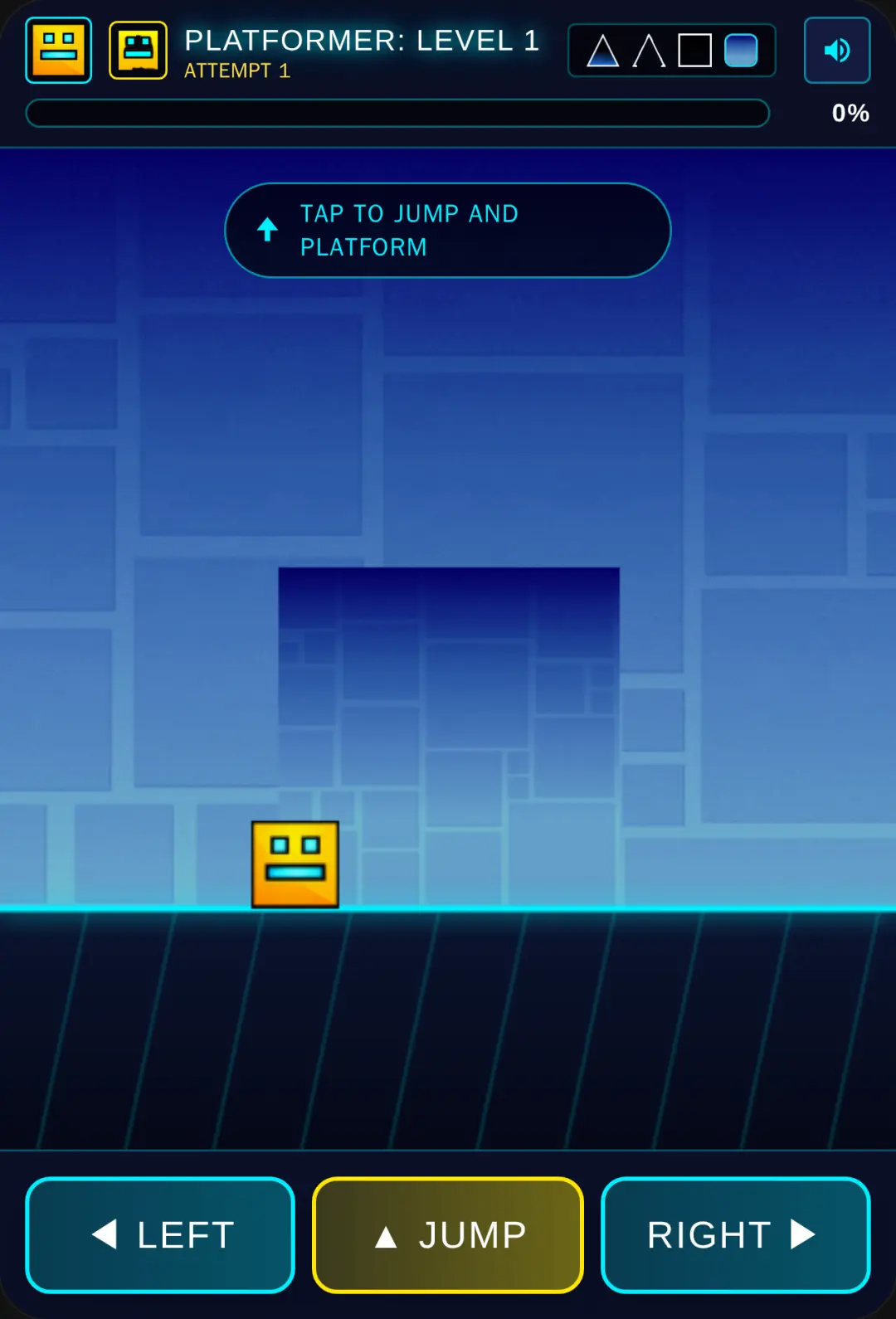Neon Platformer - Unnamed cover