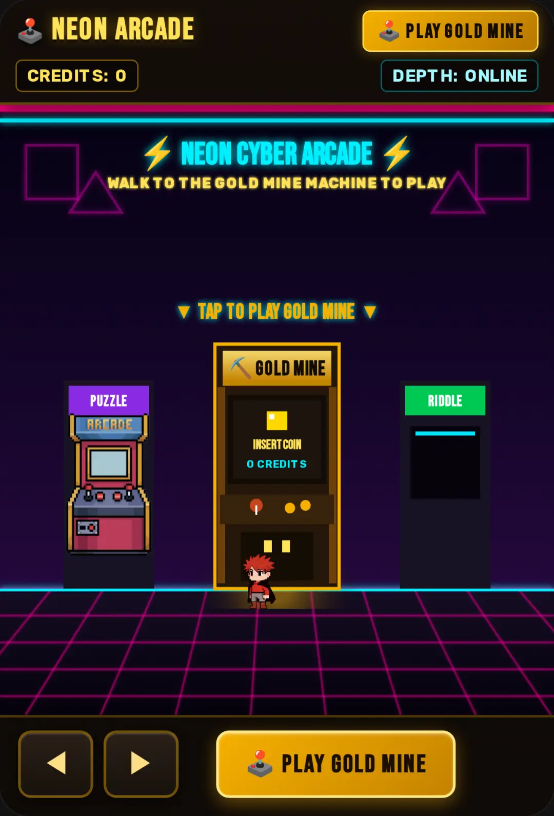 Neon arcade cover