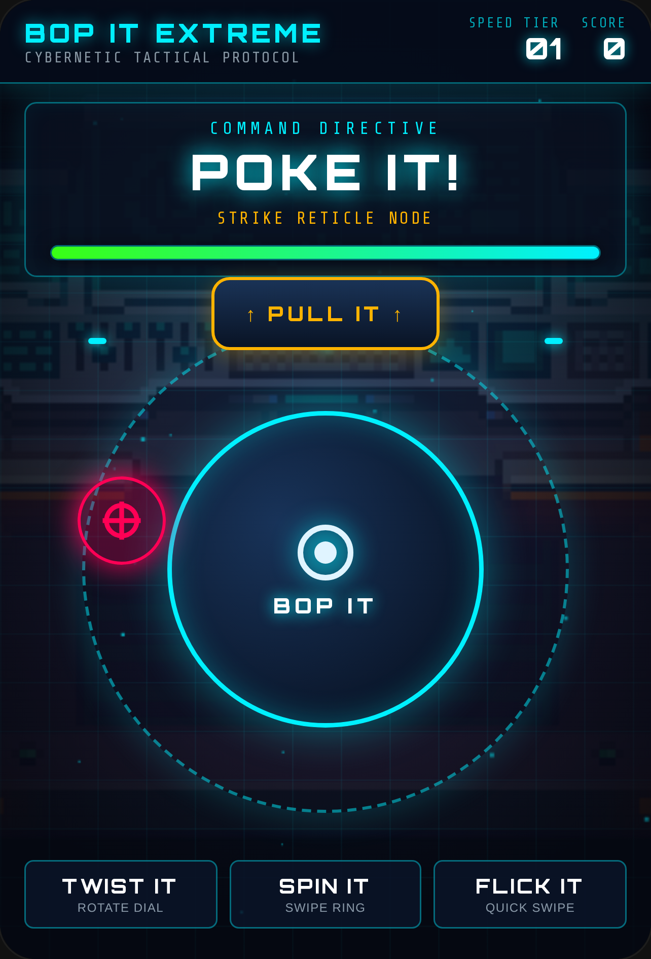 Bop It Extreme: Cyber technology speed test cover