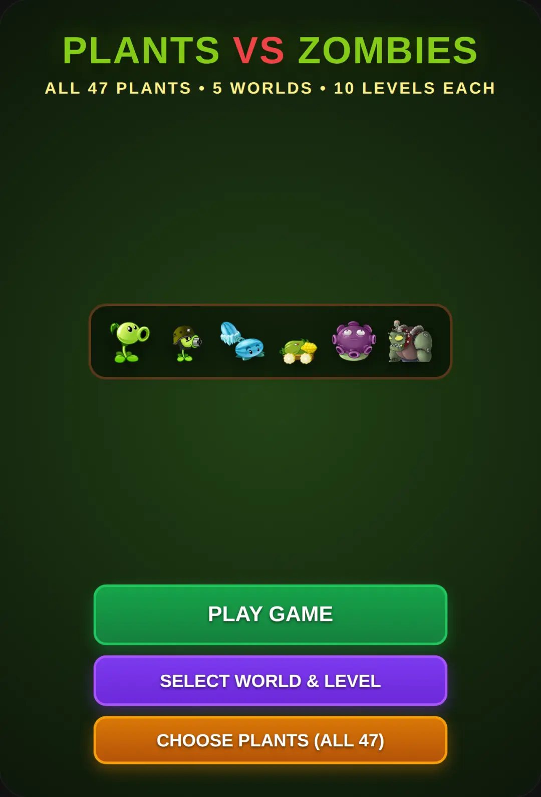 Plants vs Zombies - its THE FINALE (world 6) cover