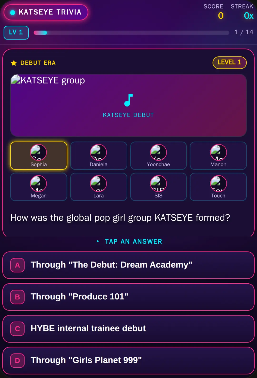 KATSEYE Pop Star Trivia cover