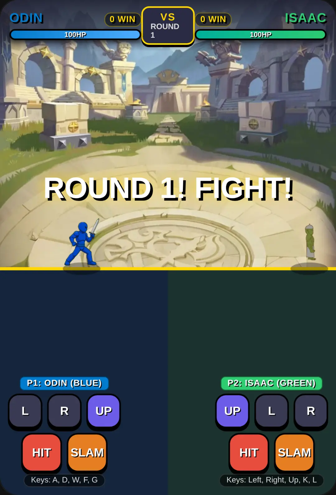 Odin vs Isaac: Cartoon Brawl cover