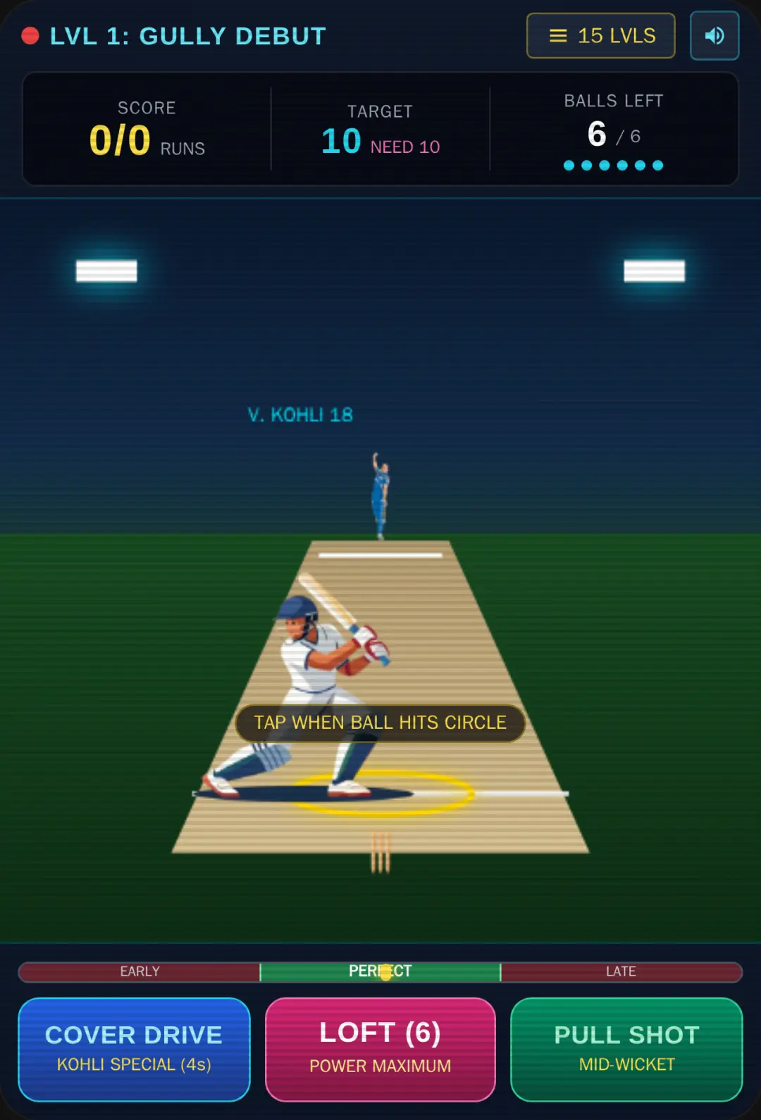 Virat Kohli Cricket Arcade - 15 Levels cover