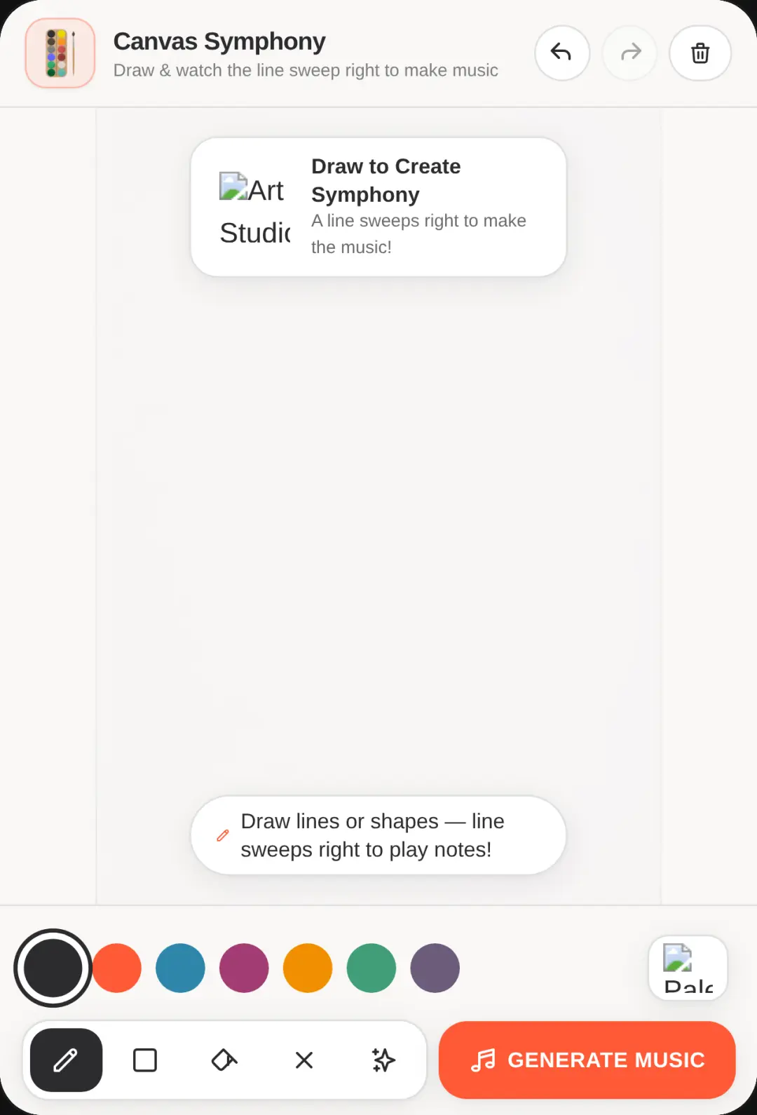 Canvas Symphony - Drawing Music Studio cover