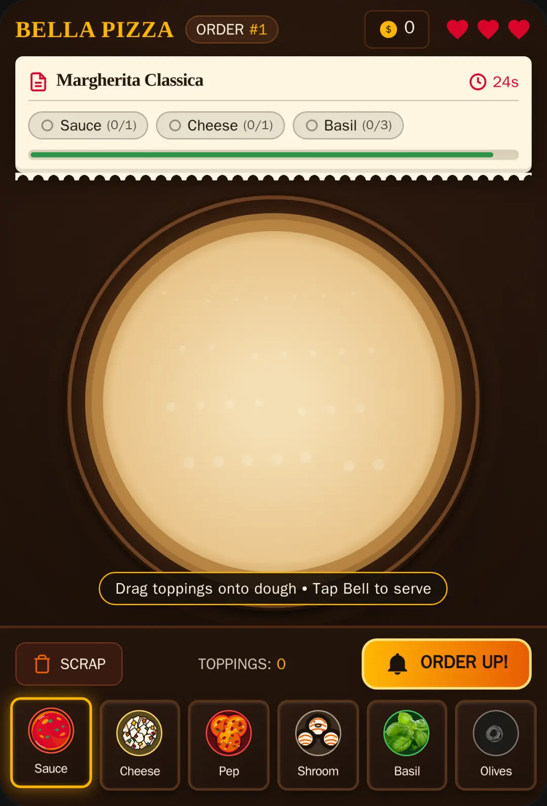 Pizzeria Bella - Pizza Making Challenge cover