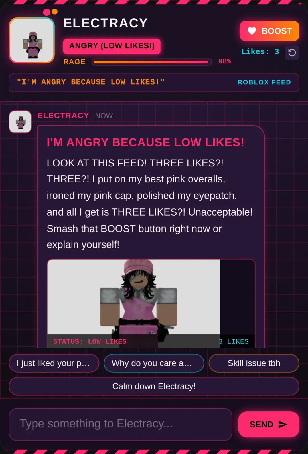 Electracy - Angry (I MEAN I AM ANGRY BECAUSE MY GAMES HAS LOW LIKES) cover