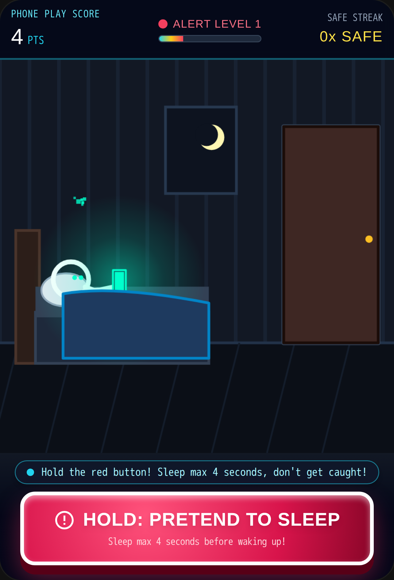 Stickman Phone Sneak - Pretend to Sleep cover